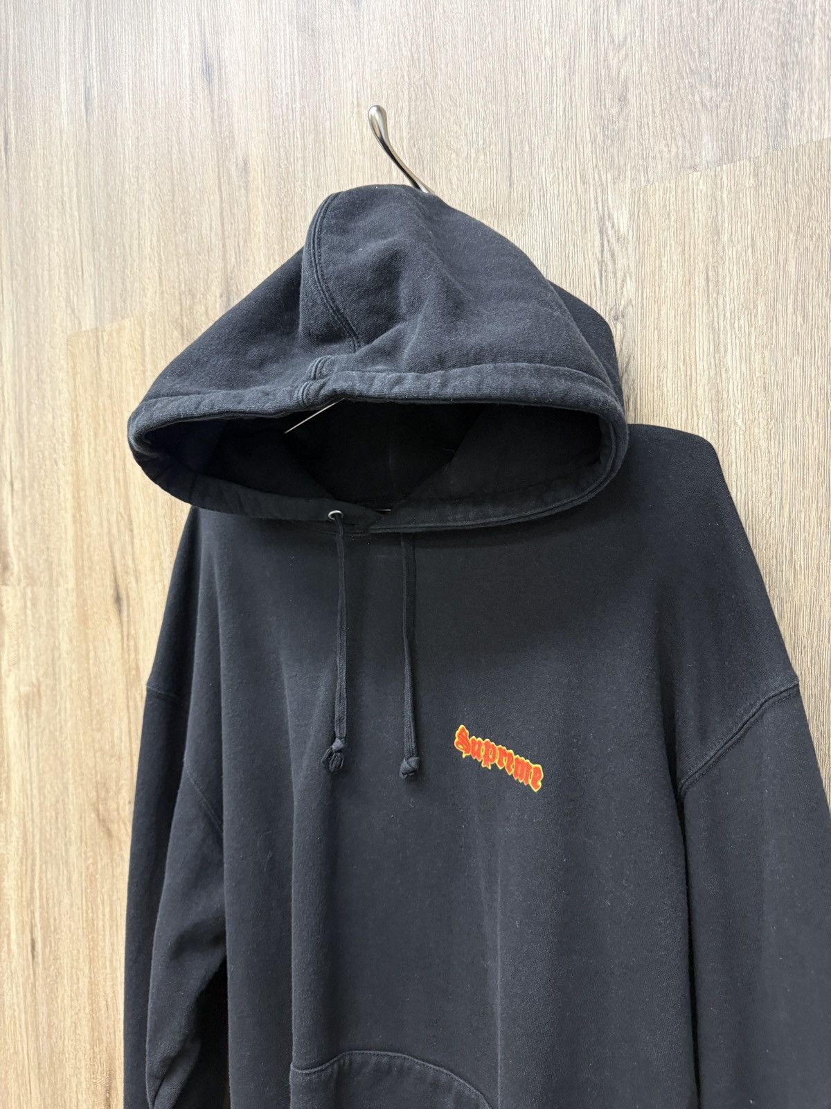 Supreme Supreme Black Hoodie Size US XL / EU 56 / 4 - 3 Thumbnail
