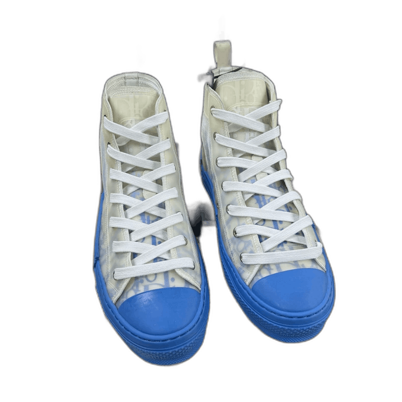 Dior Dior B23 Sneakers White Blue Print Size 40-2506 Size US 7 / EU 40 - 1 Thumbnail