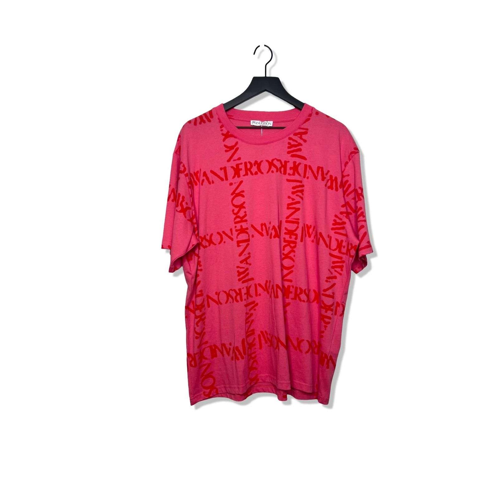 JW Anderson JW Anderson Oversized Grid Logo T-shirt, Size L Size US L / EU 52-54 / 3 - 1 Thumbnail