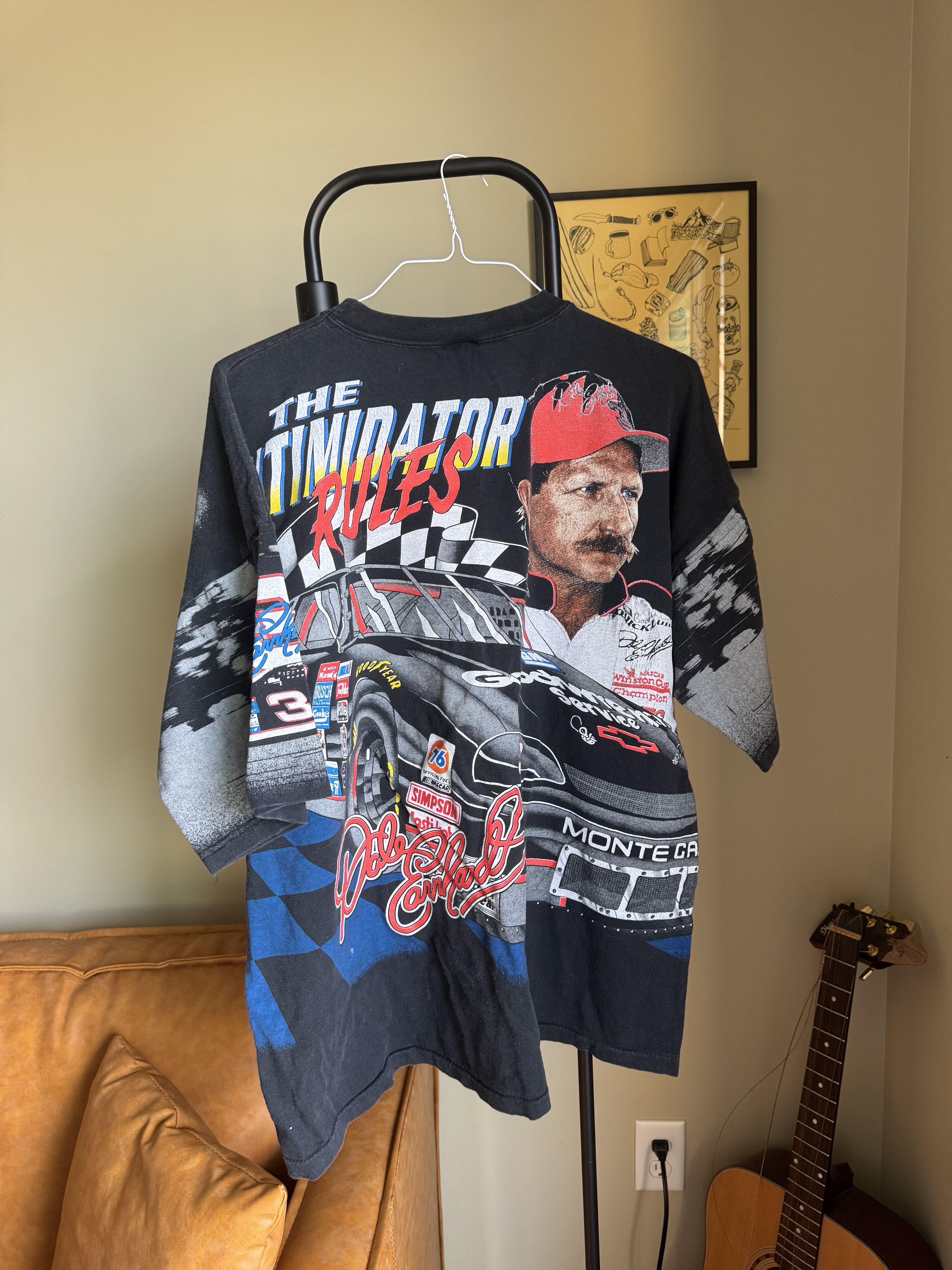 Vintage Vintage Dale Earnhardt The Intimidator Tee - Black - XL Size US XL / EU 56 / 4 - 3 Thumbnail