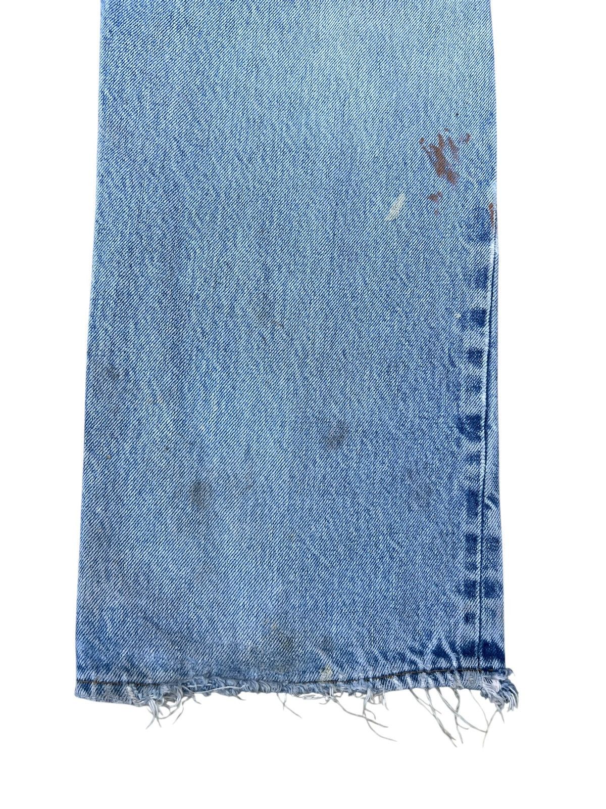 Levi's Trashed Vintage 80s Levi’s 501 Redline Selvedge Denim Jeans Size US 32 / EU 48 - 21 Thumbnail