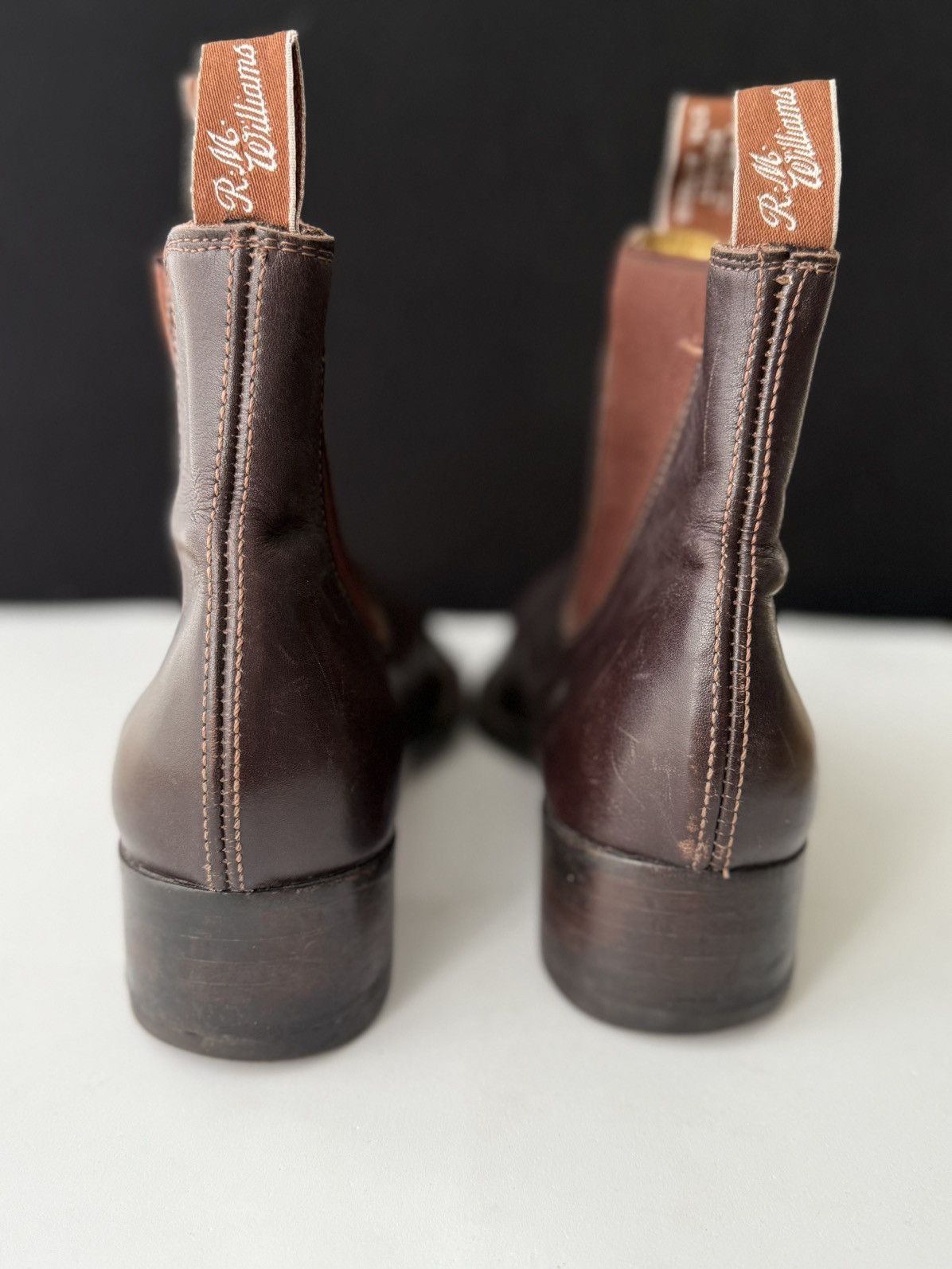 R.M. Williams RM Williams Millicent, Brown leather Chelsea Boots Size 10 Size US 10 / EU 43 - 8 Thumbnail