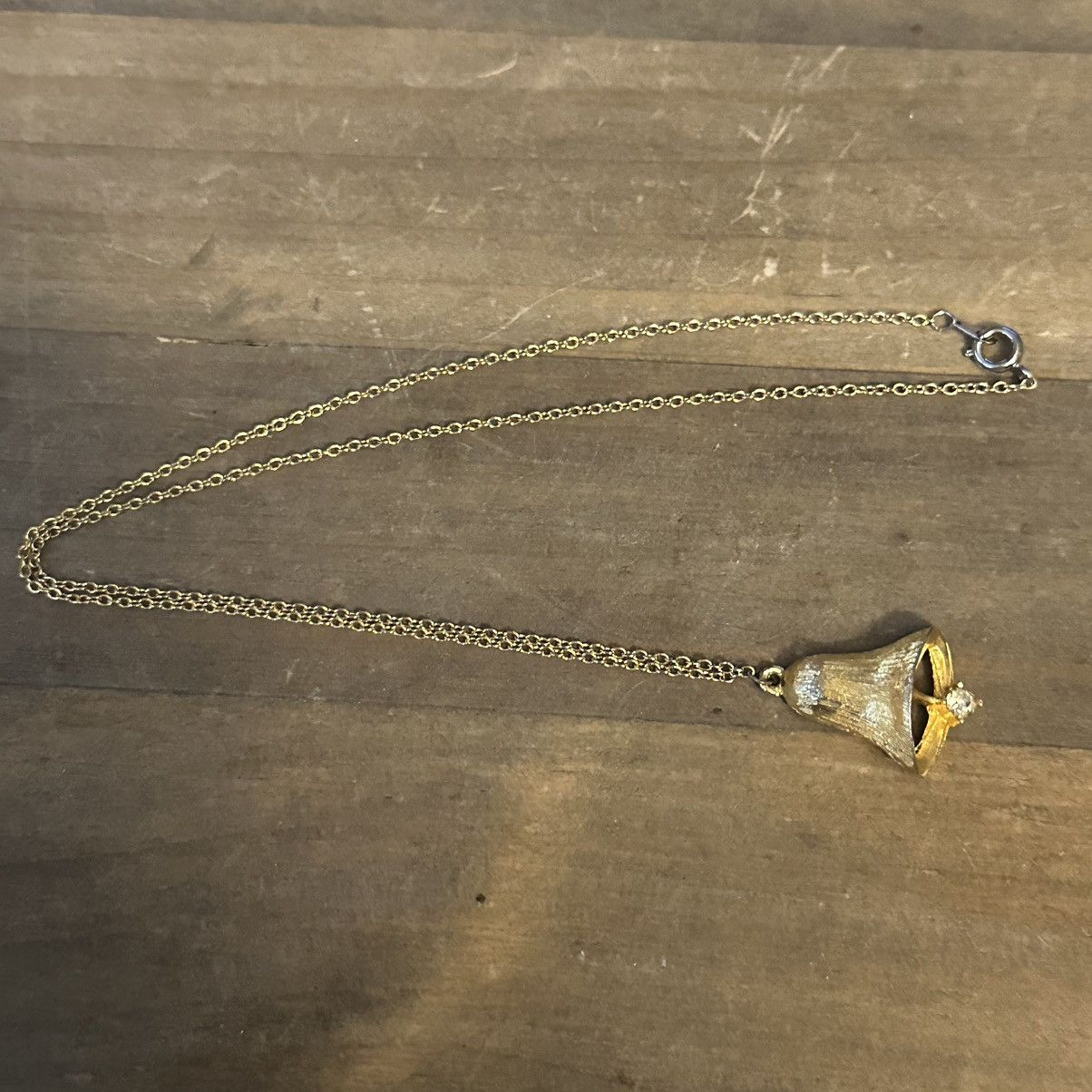 Vintage Vintage bell pendant necklace Size ONE SIZE - 4 Thumbnail