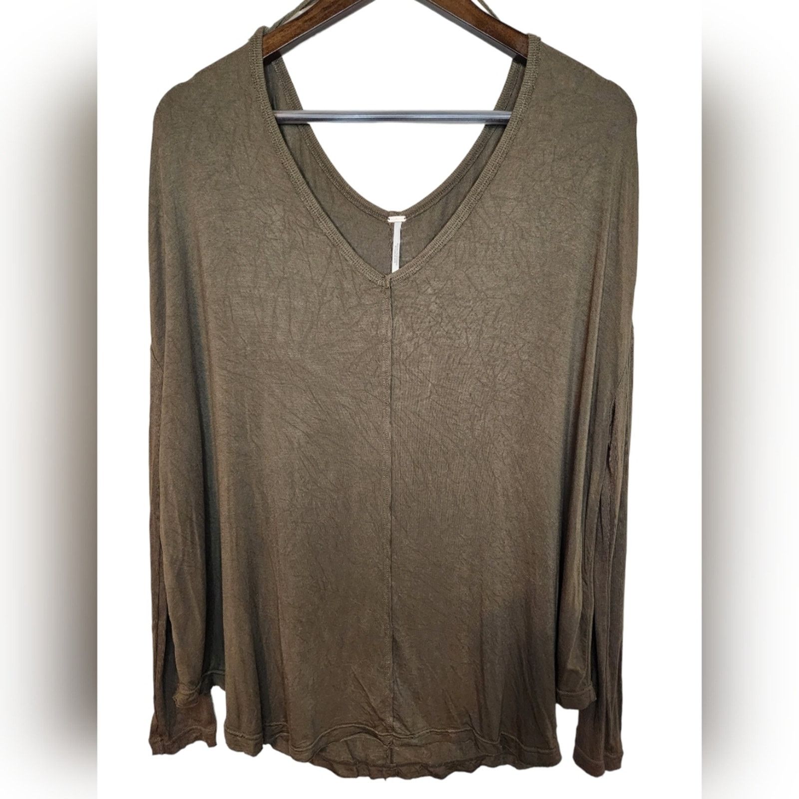 Free People Free People Lightweight Oversized Ribbed Sleeve top Small Size S / US 4 / IT 40 - 2 Thumbnail