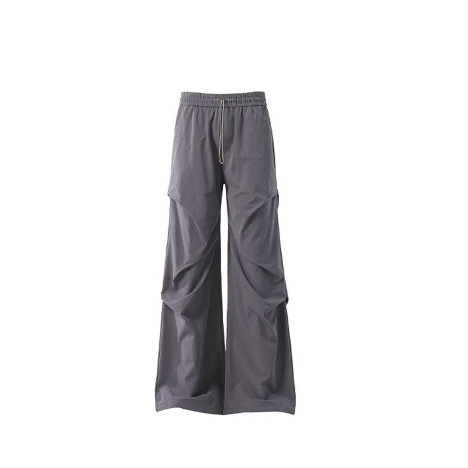 Japanese Brand Black Wide Leg Baggy Pants, Relaxed Fit Trousers Size US 32 / EU 48 - 8 Thumbnail