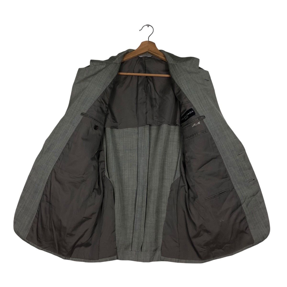 Balenciaga 📌Vintage Balenciaga Paris Coats Striped Double Breast Size US M / EU 48-50 / 2 - 14 Thumbnail