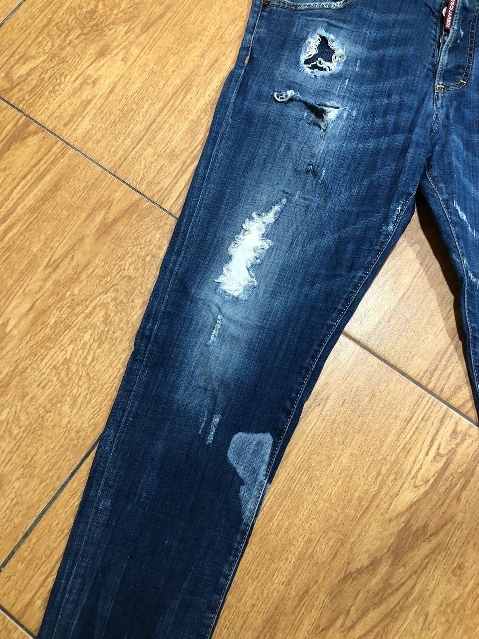 Dsquared2 Luxury Dsquared2 Y2K Distressed Designer Jeans Size US 36 / EU 52 - 5 Thumbnail