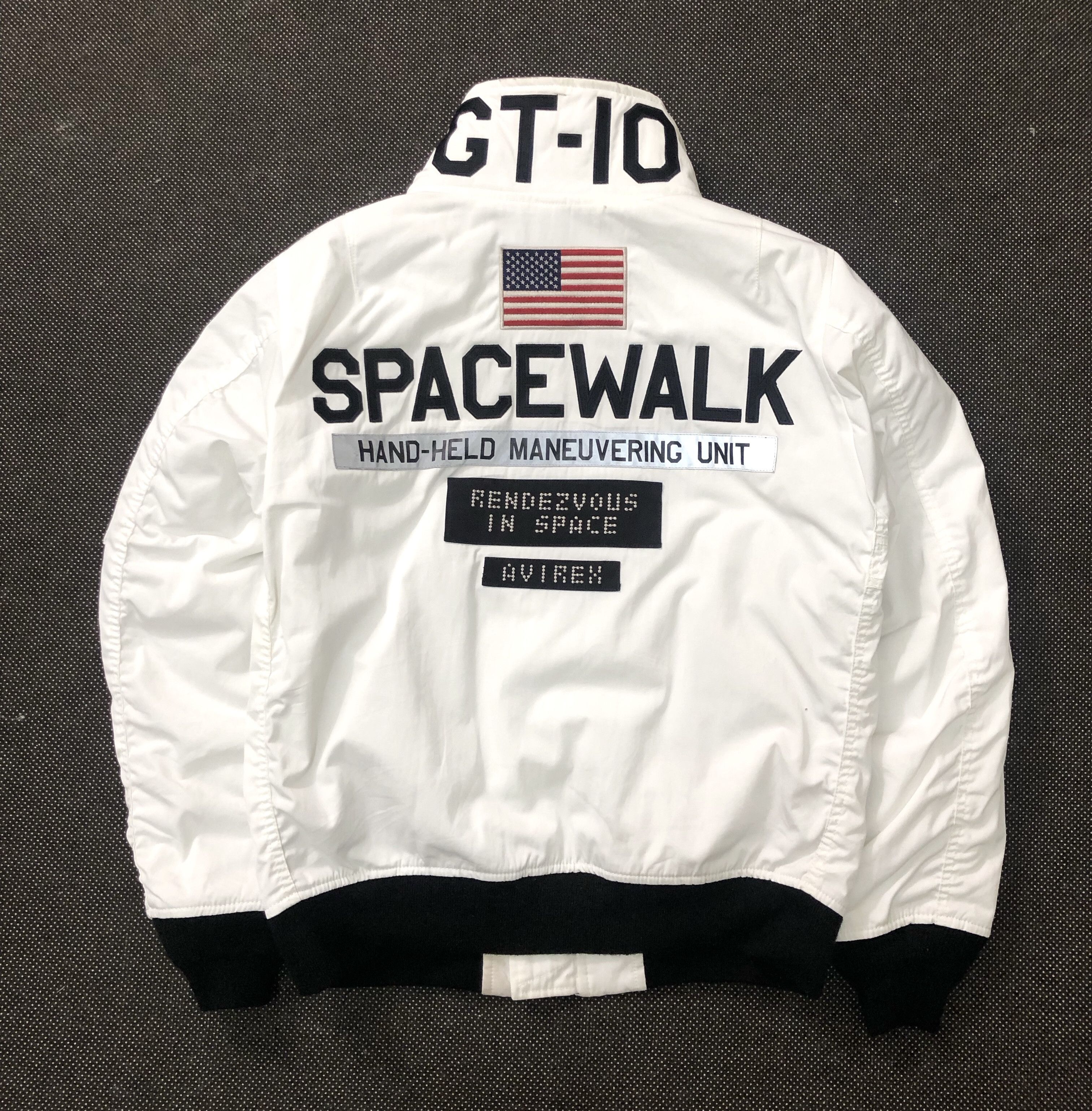 Avirex × Nasa RARE🔥AVIREX GT-10 SPACE WALK MA-1 FLIGHT JACKET | Grailed