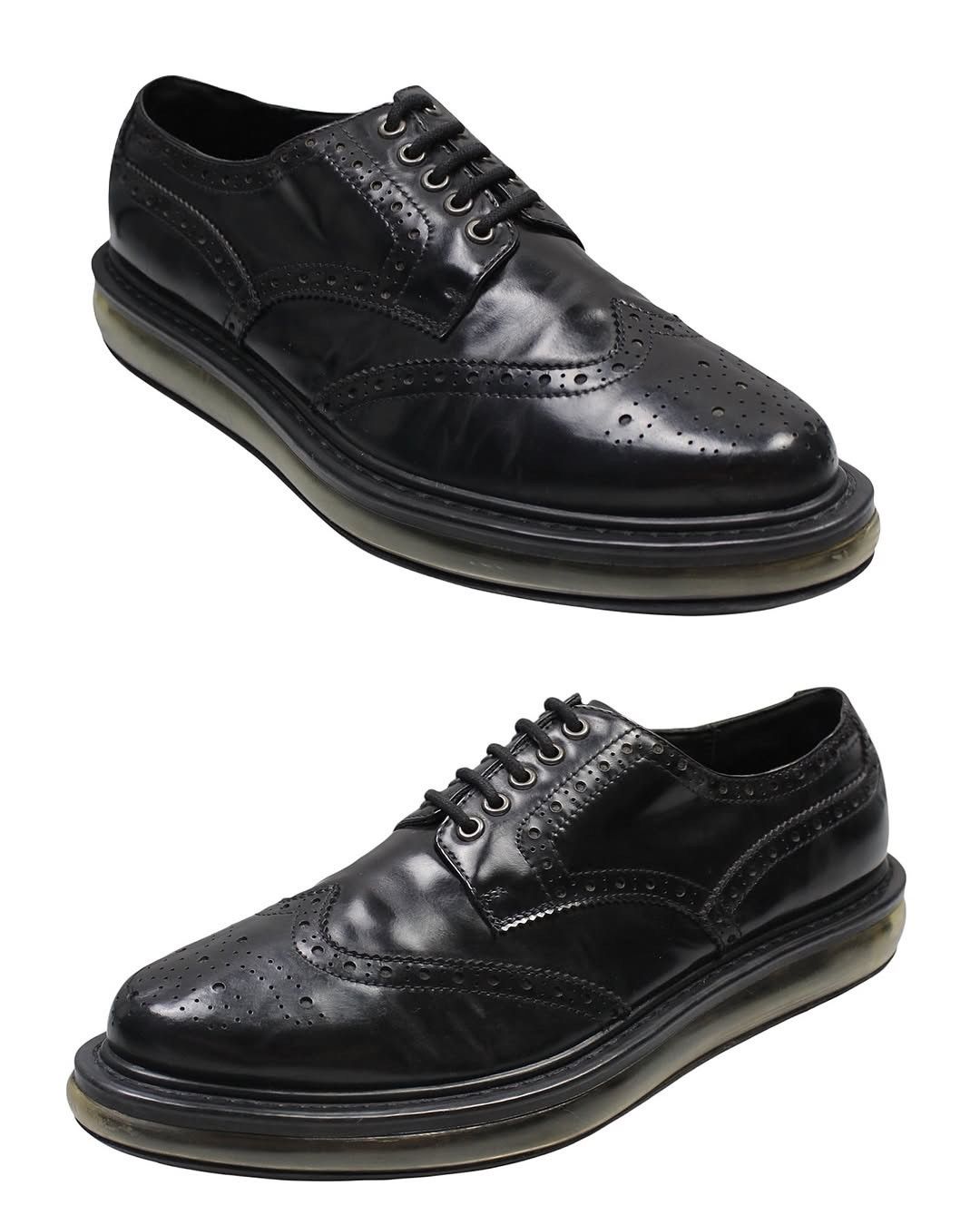 Prada 2000S PRADA HYBRID BROGUE DERBY SHOES Size US 6 / EU 39 - 4 Thumbnail