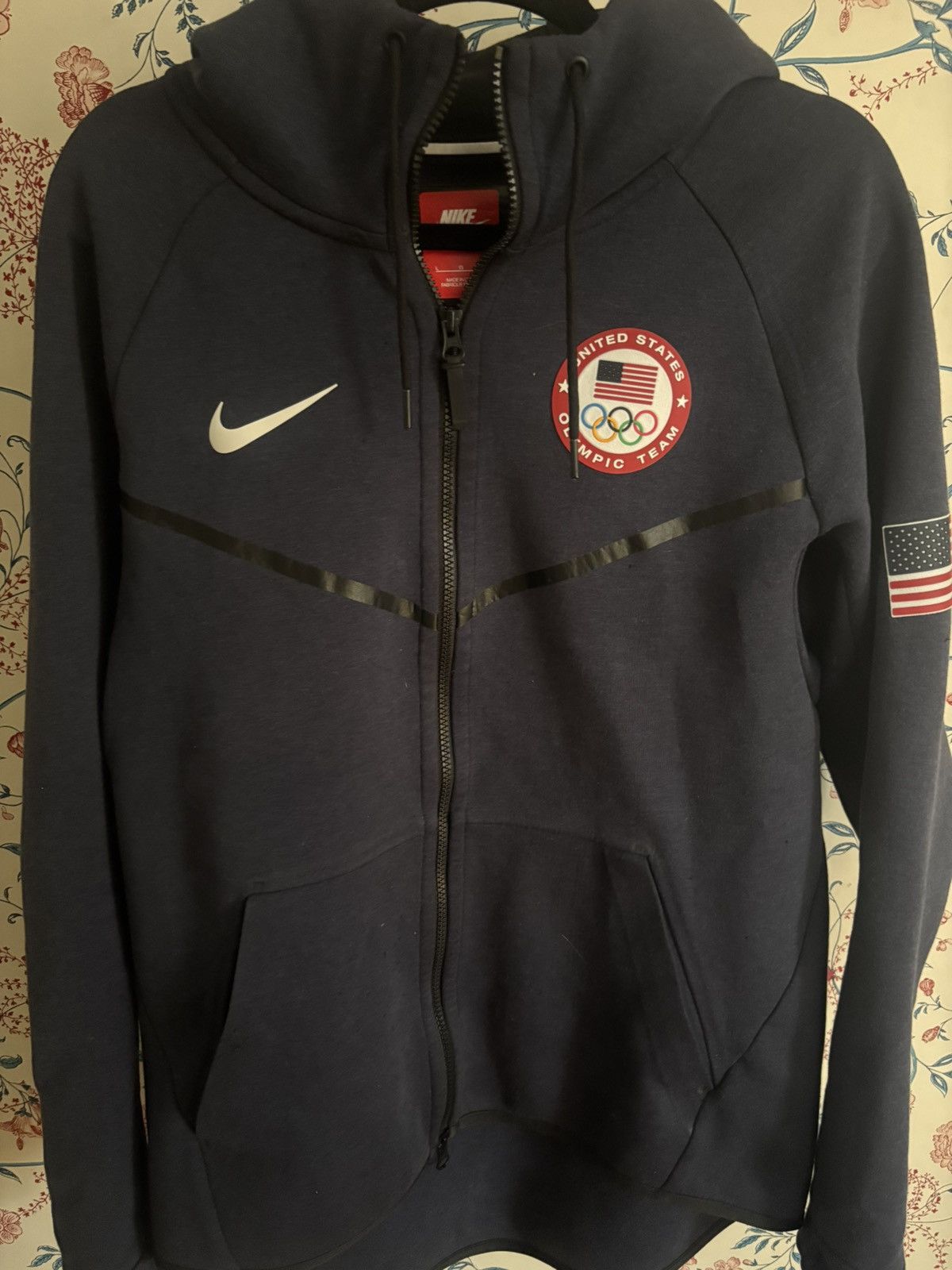 Nike Rare 2016 Nike Team USA Olympic Tech Fleece Jacket Size US L / EU 52-54 / 3 - 1 Thumbnail