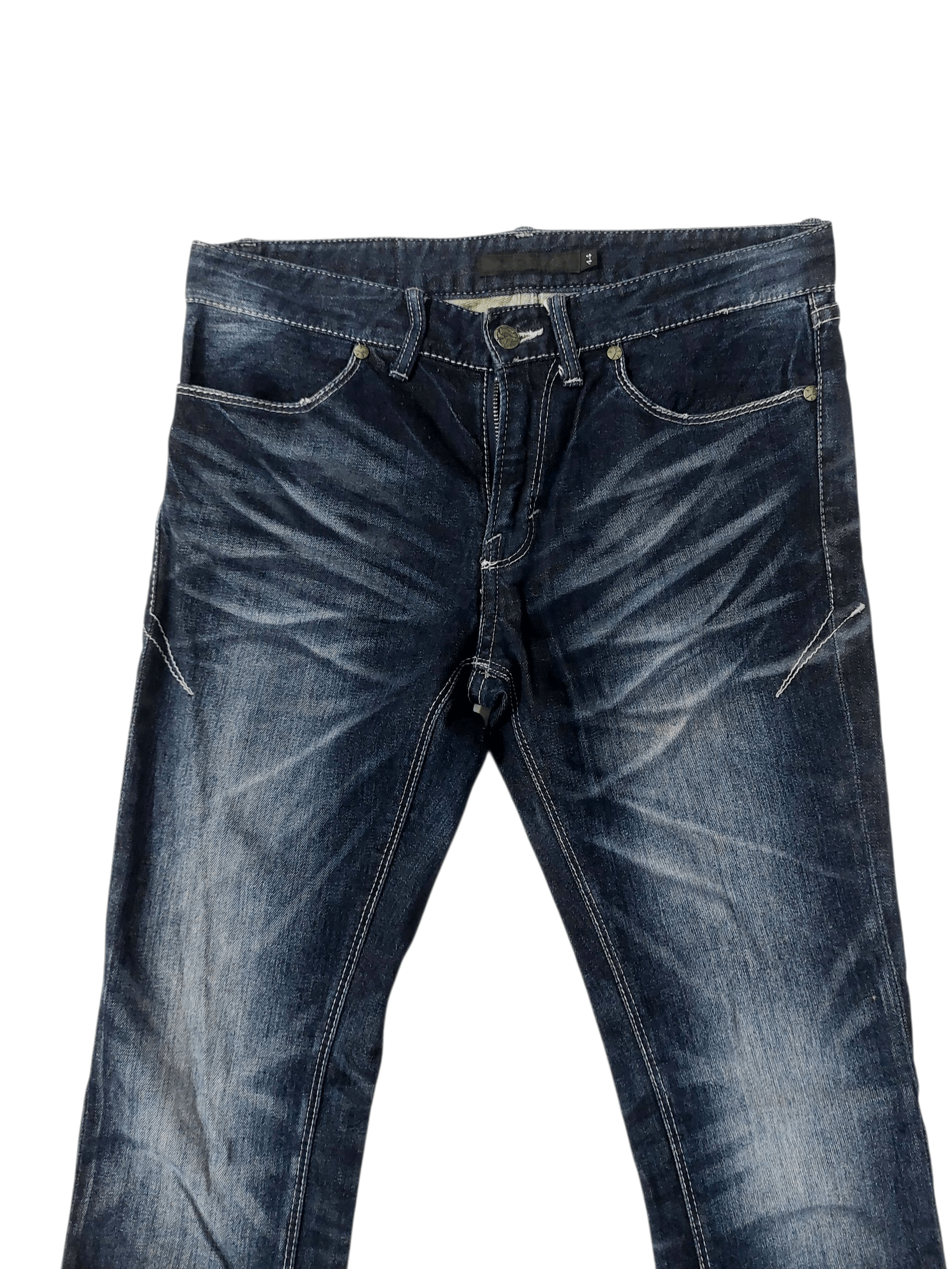 GOSTAR DE FUGA FUGA Spiral Distressed Denim Size US 31 - 4 Thumbnail