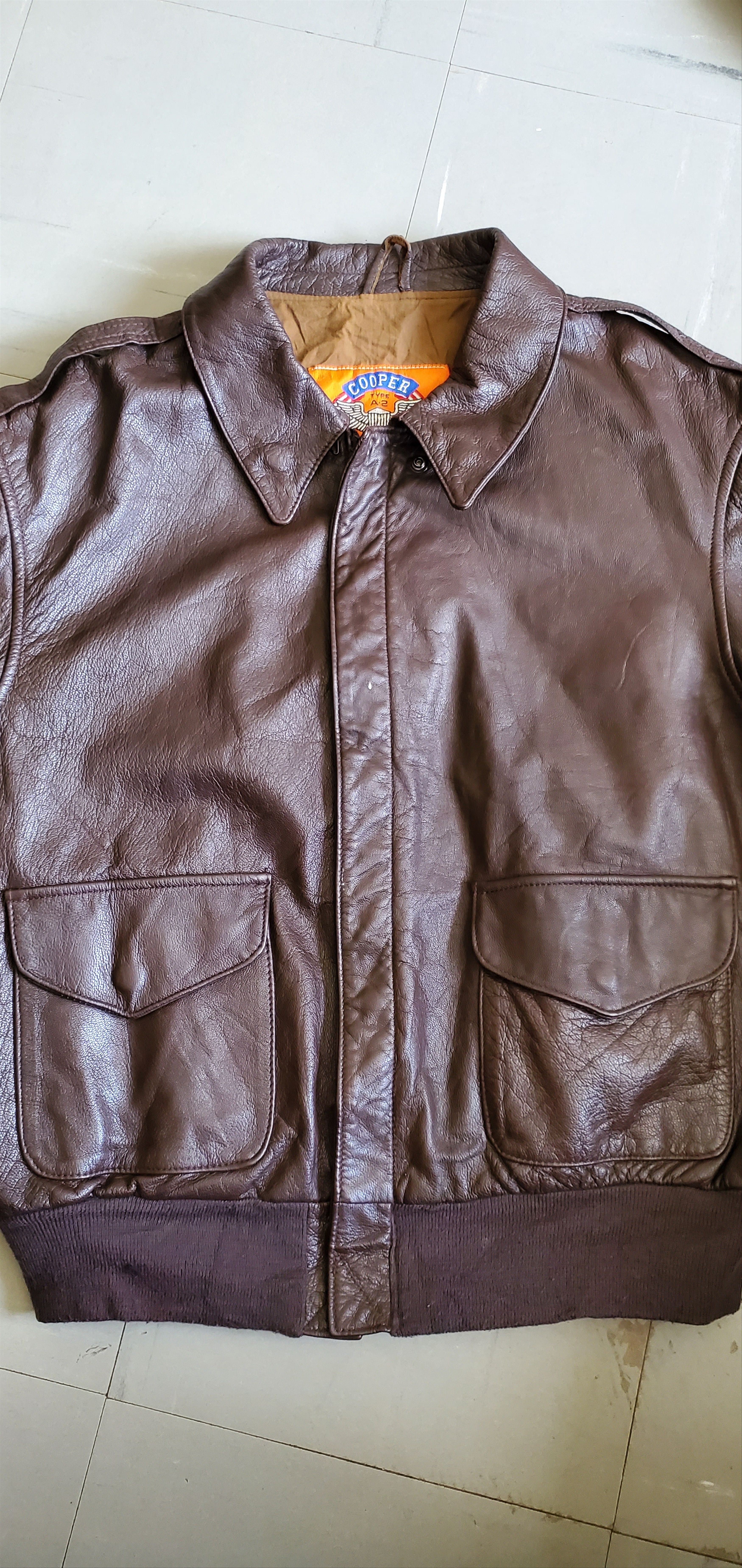 Cooper A-2 Goatskin Cockpit Jacket