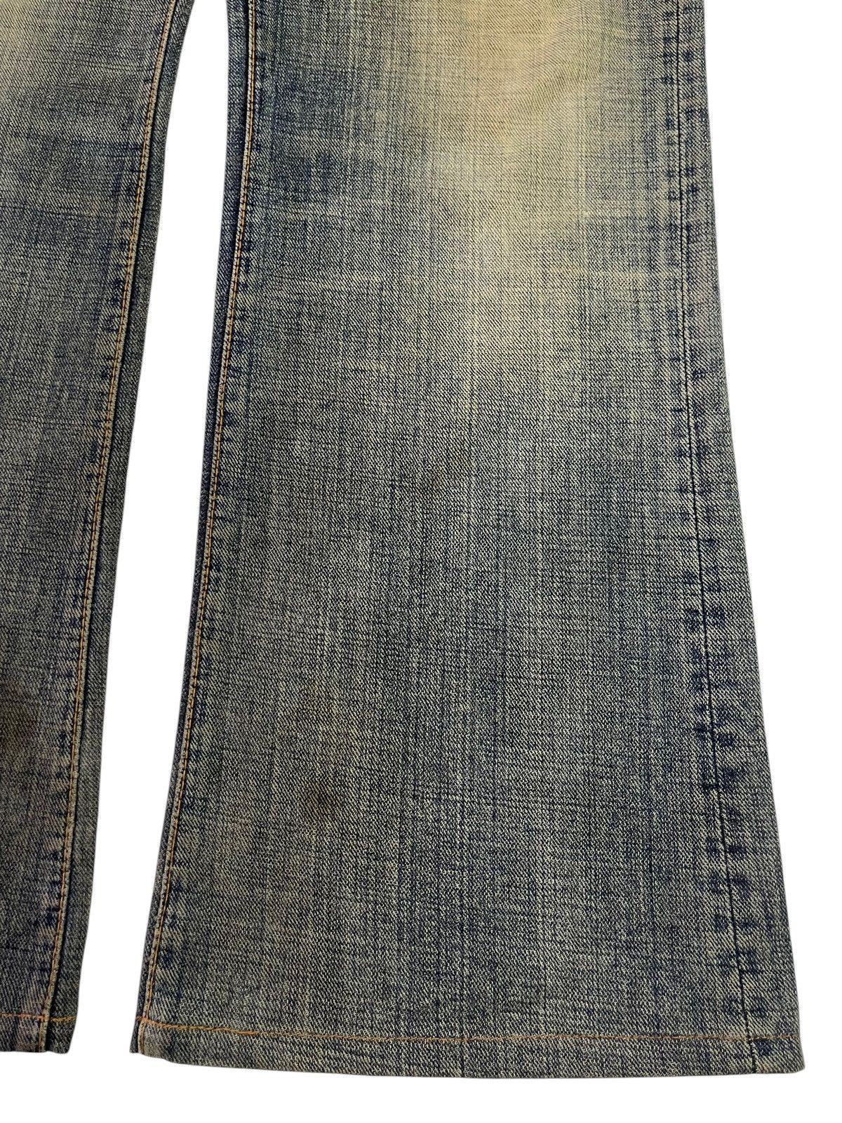 Hysteric Glamour Vintage Japanese Brand Mud Wash Distress Style Baggy Jeans Size US 36 / EU 52 - 8 Thumbnail