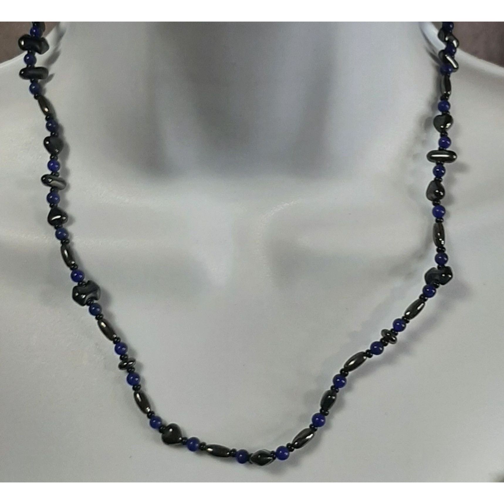 Other Casual Black And Blue Beaded Necklace Size ONE SIZE - 1 Thumbnail
