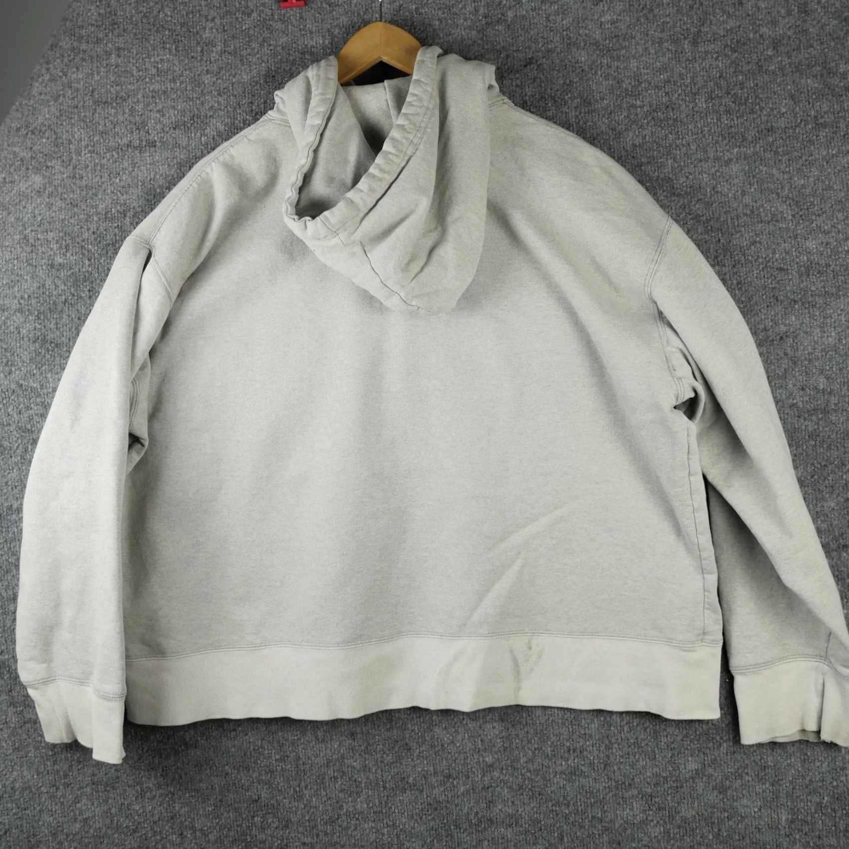 Ralph Lauren VINTAGE Polo Jeans Co. Ralph Lauren Hoodie Mens XL Gray Flag Fleece Sweatshirt Size US XL / EU 56 / 4 - 5 Thumbnail