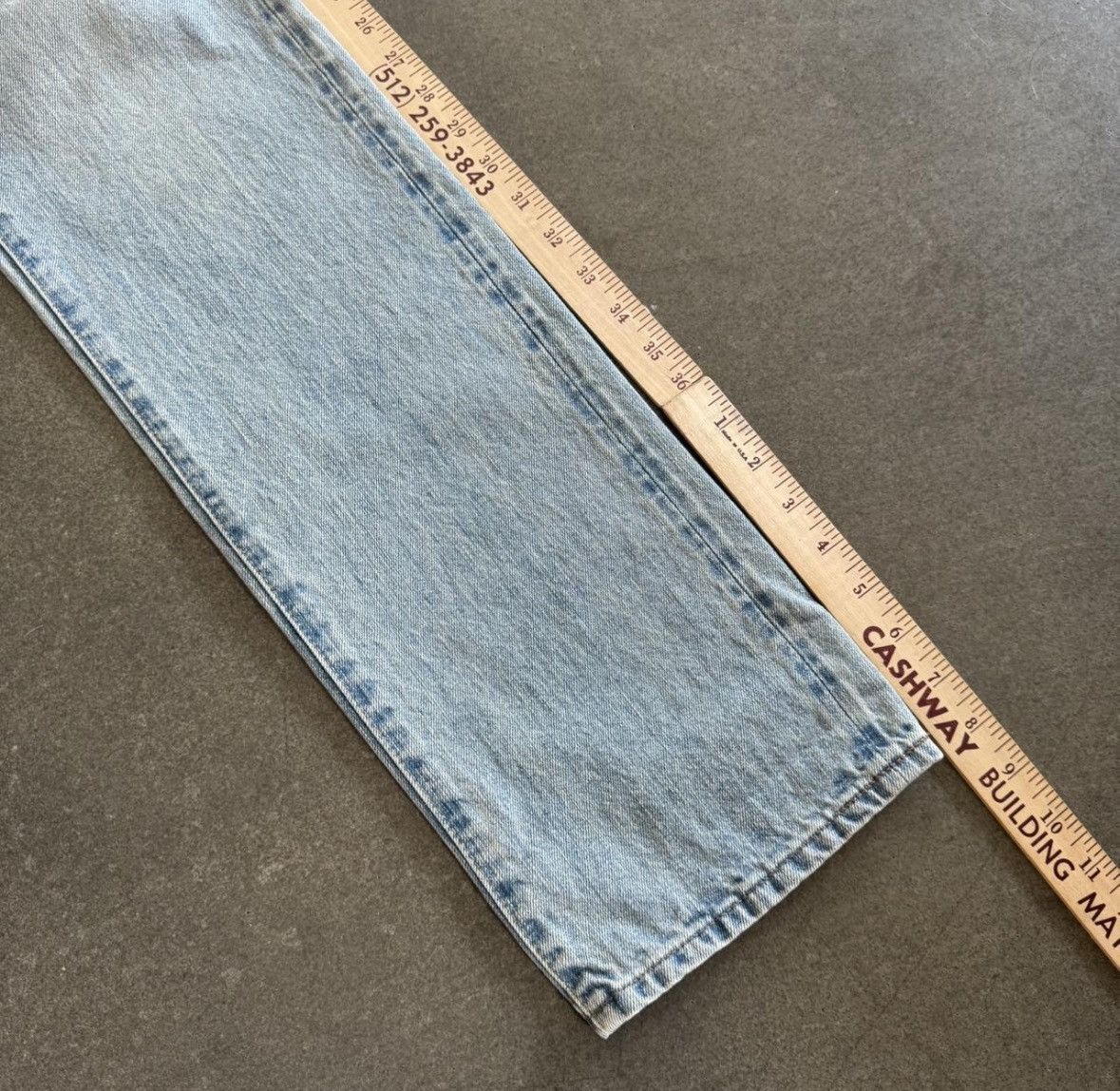 Levi's Mens 1967 505 slow drag levis jeans Size US 30 / EU 46 - 8 Thumbnail