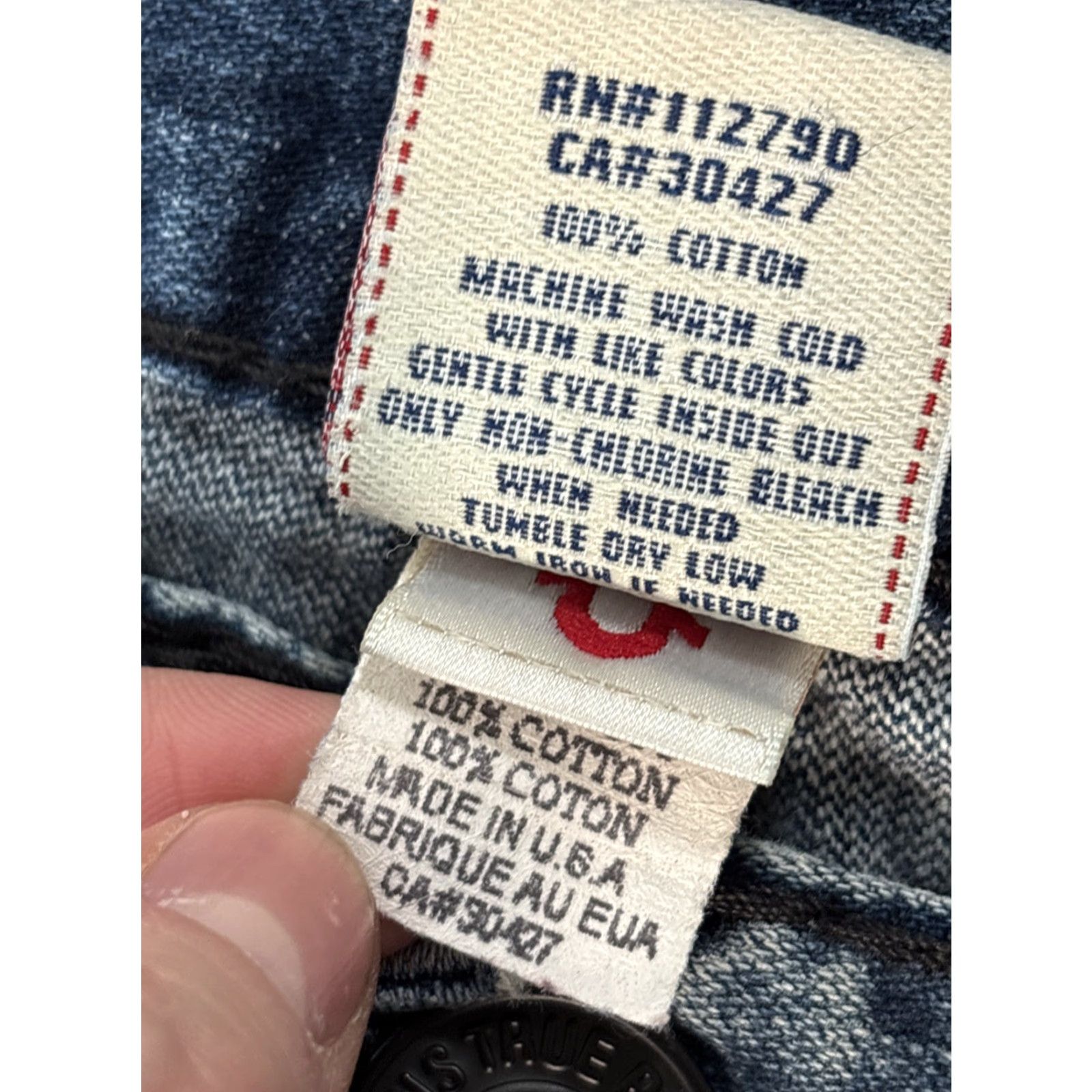 True Religion **VTG True Religion Ricky Relaxed Fit Blue Men's Jeans 40x32 USA** User: VTG True Religion Ricky Relaxed Fit Blue Men's Jeans 40x32 USA Size US 40 / EU 56 - 7 Thumbnail
