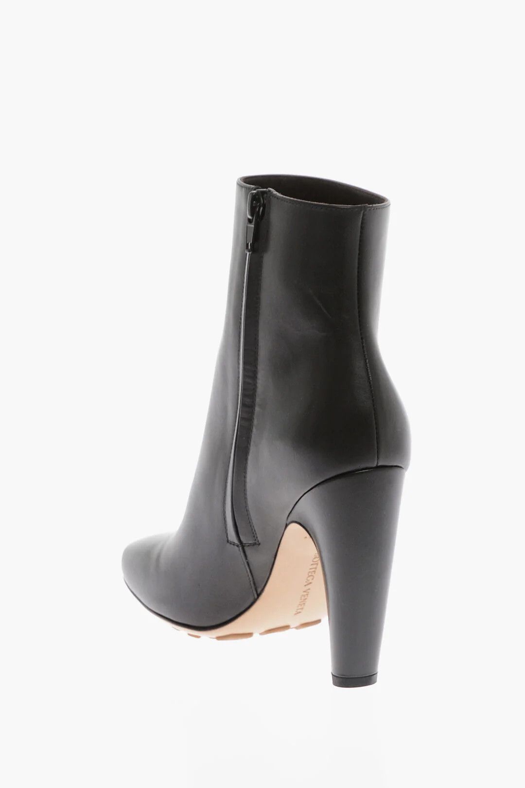 Bottega Veneta og1mm0426 Leather Ankle Boots in Black Size US 5 / IT 35 - 2 Thumbnail