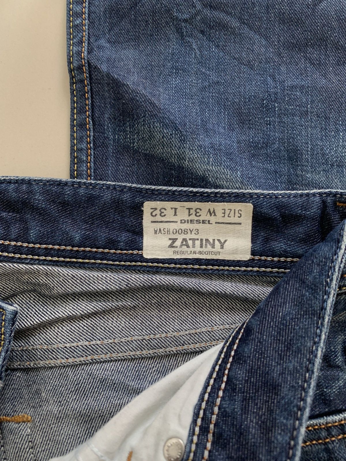 Diesel Diesel Industry DNA Zatiny Reguler Bootcut Jeans Size US 31 - 7 Thumbnail