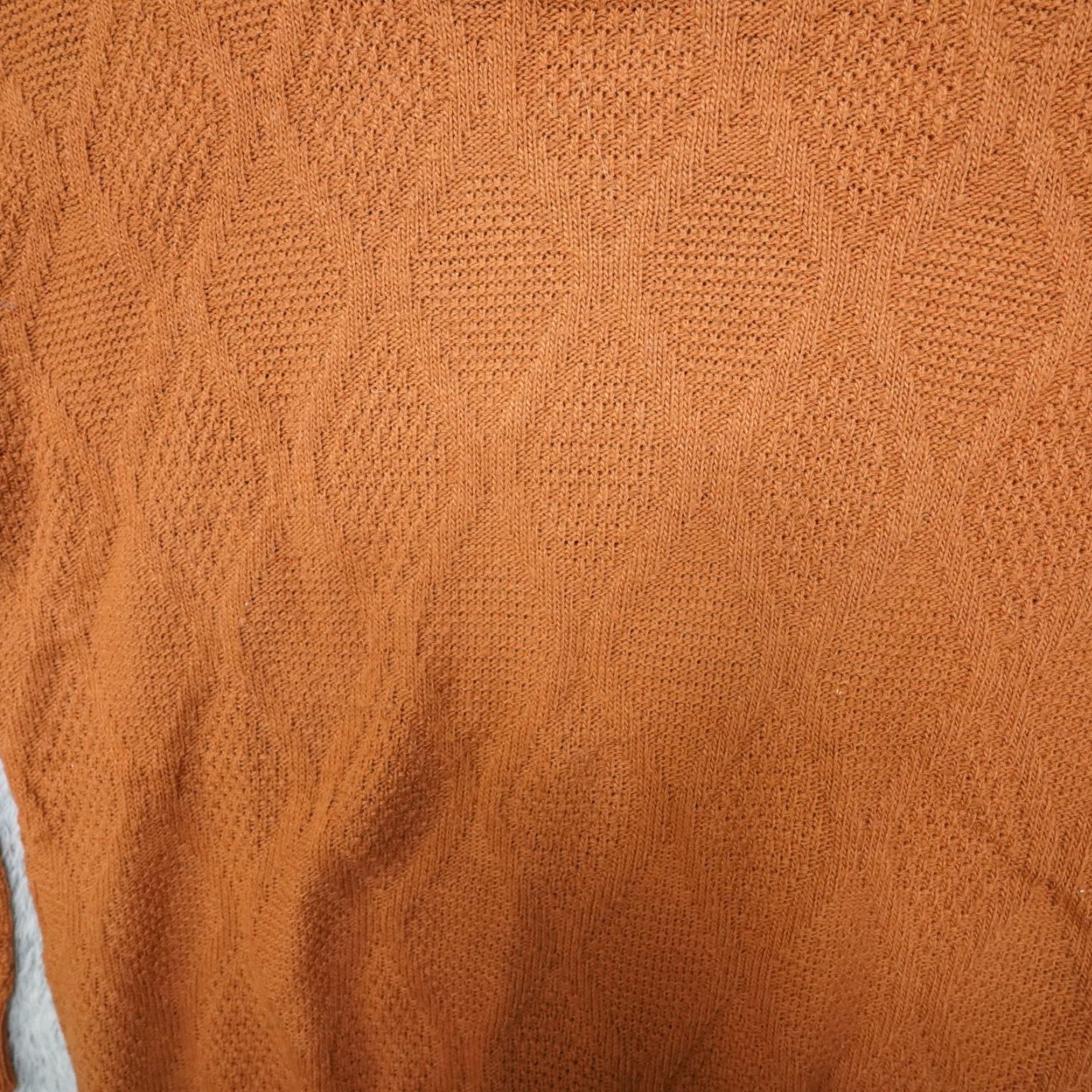 Vintage VINTAGE American Pride Sweater 80s Geometric Heart Knit Wool Blend Mock Neck Womens M Brown Crewneck Pullover Vintage Decade 80s Womens Size M / US 6-8 / IT 42-44 - 3 Thumbnail