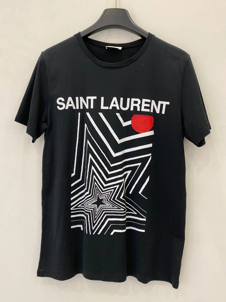 Saint Laurent Paris Saint laurent paris short sleeves 2506-Nextarrow Size M / US 6-8 / IT 42-44 - 1 Thumbnail