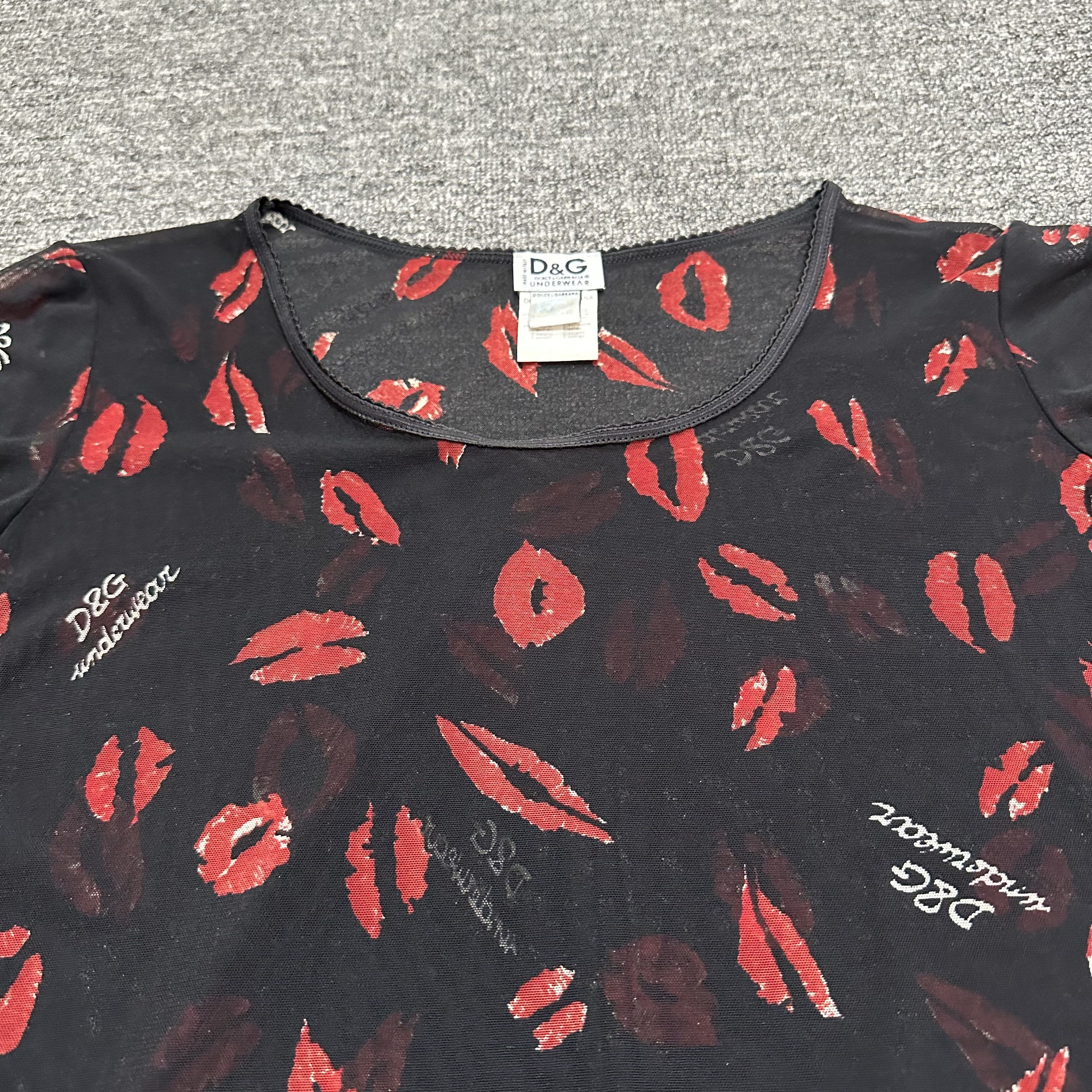 Dolce & Gabbana Dolce Gabbana D&G Mesh Tee Size S / US 4 / IT 40 - 2 Thumbnail