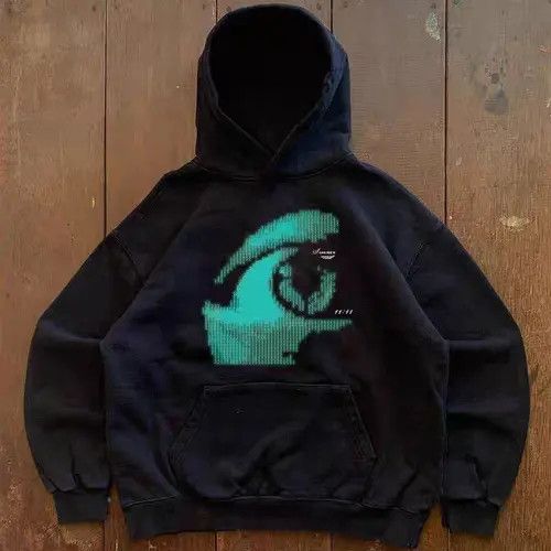 VIBE Hip Hop Street Retro Creative Print XL Hooded Sweatshirt Size US XL / EU 56 / 4 - 7 Thumbnail