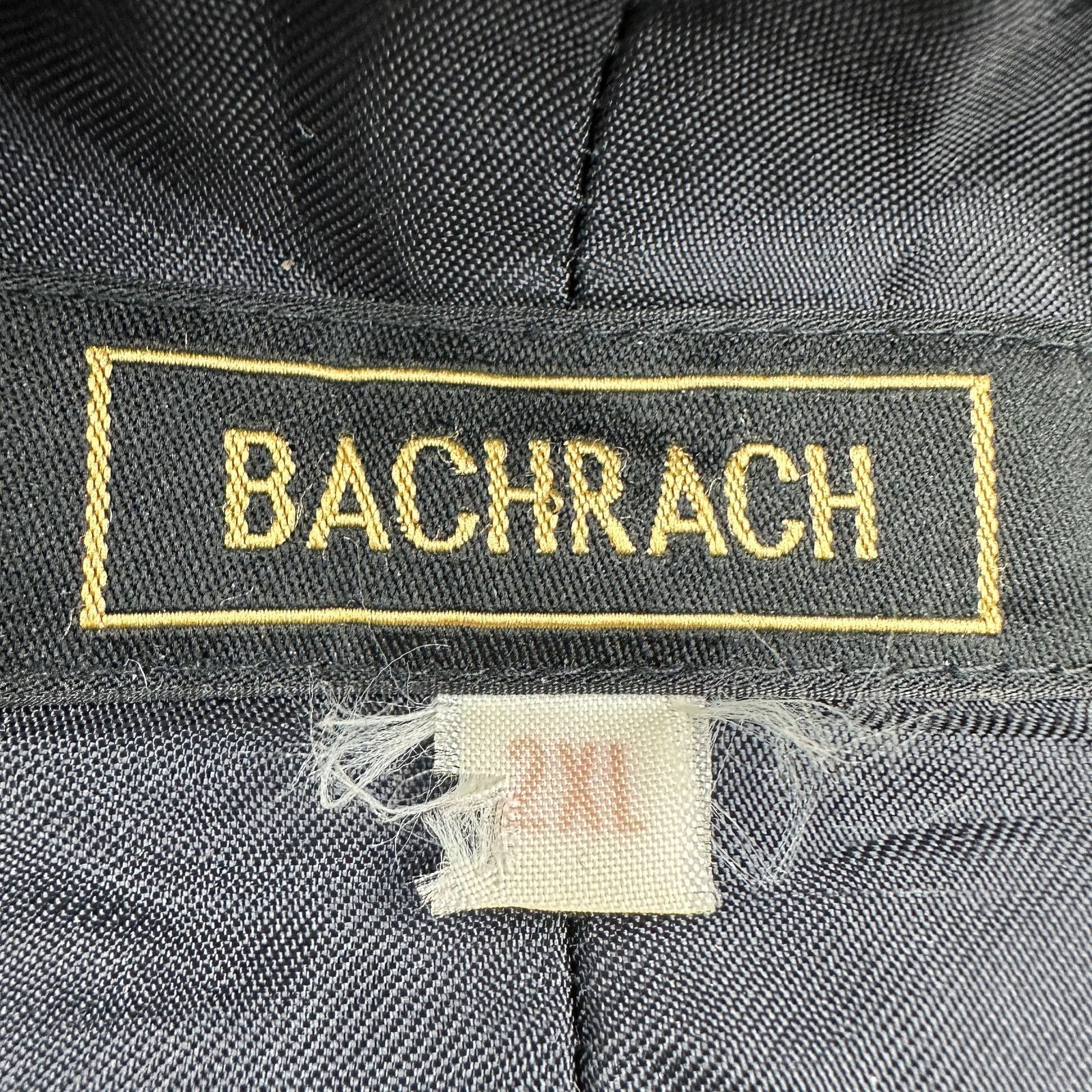 Bachrach Vintage Bachrach Wool Coat Overcoat Mens 2XL Black Button Size US XXL / EU 58 / 5 - 2 Thumbnail