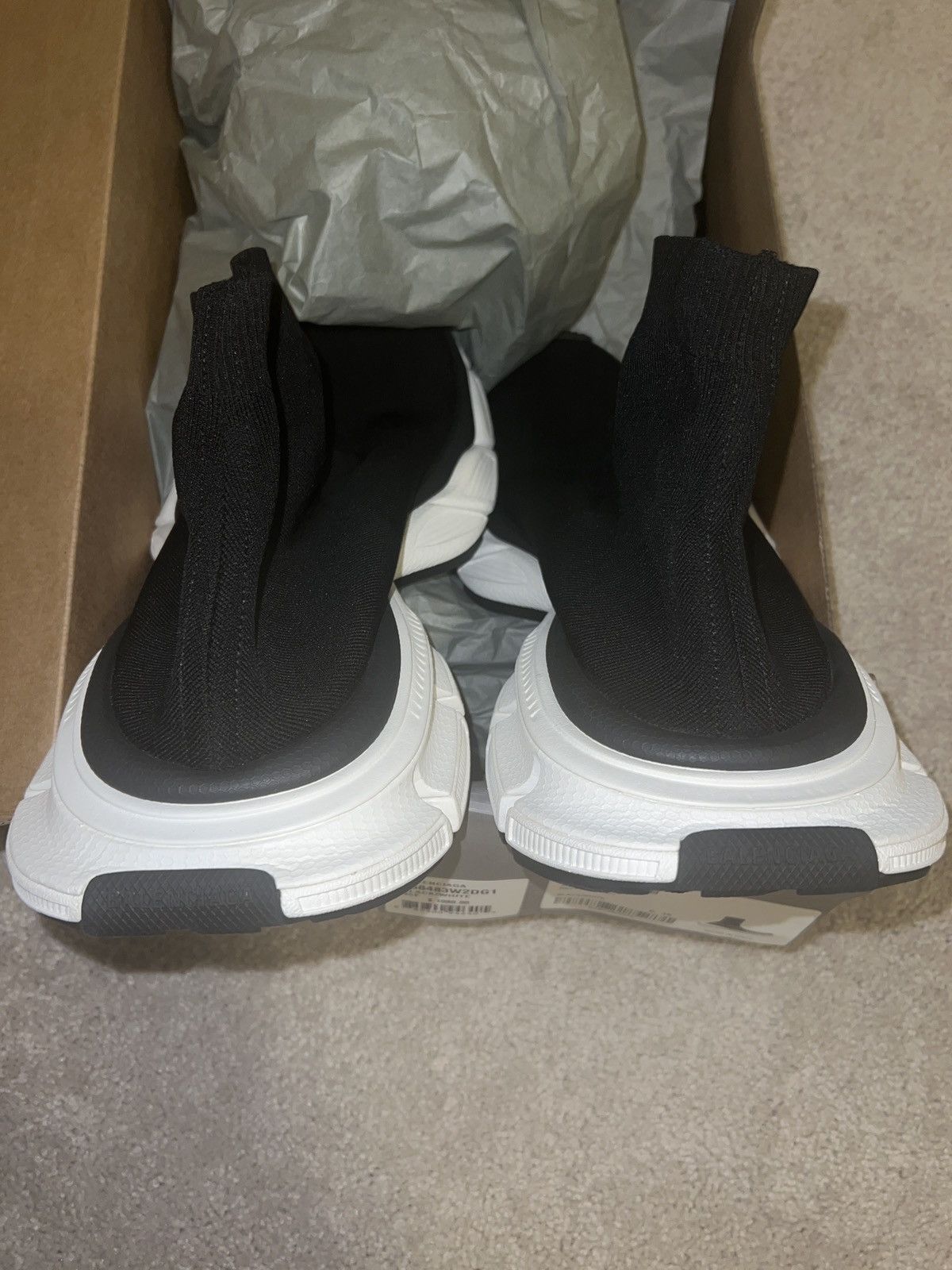 Balenciaga 3XL Knitted Sock Sneakers Size US 12 / EU 45 - 6 Thumbnail