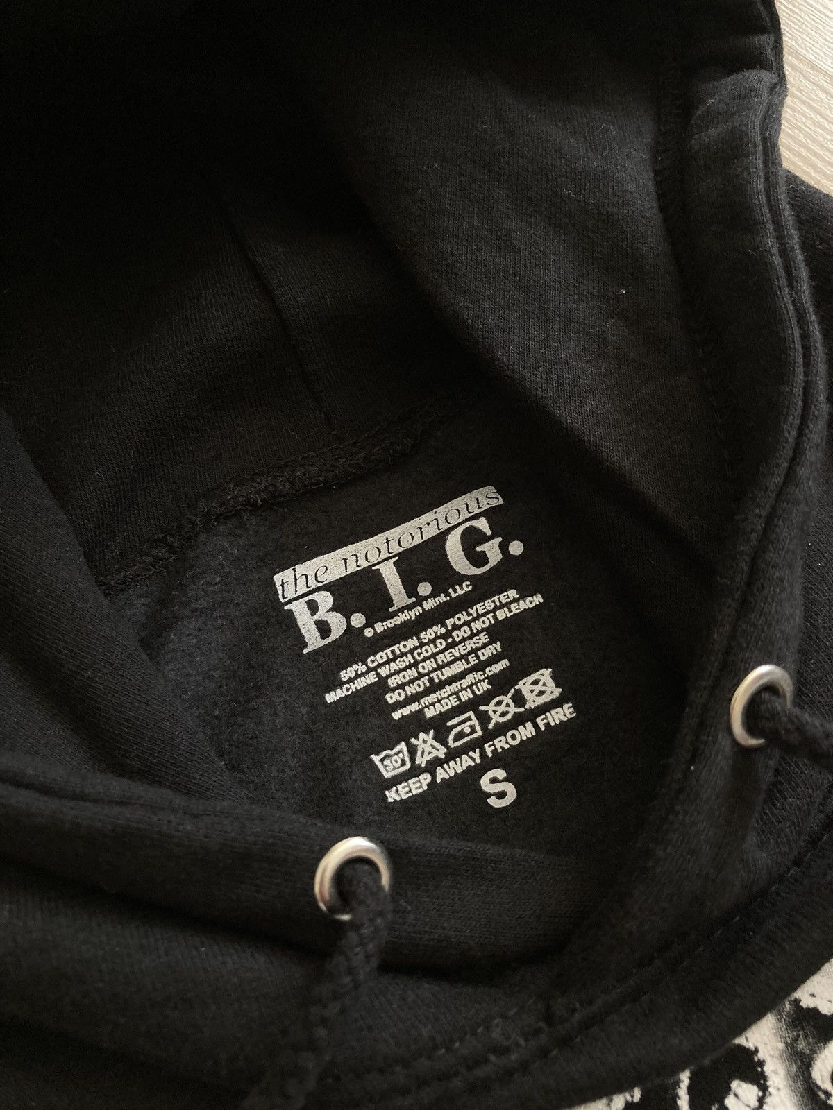 Rap Tees Vintage The Notorious Big Hoodie Boxy Fit 00s Size US S / EU 44-46 / 1 - 5 Thumbnail
