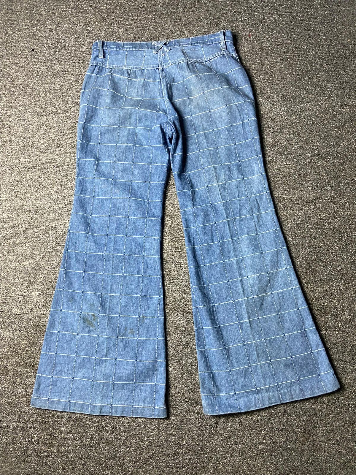 Japanese Brand WEST Japanese Brand Patchwork Seams Denim Jeans (162) Size 33" - 2 Thumbnail