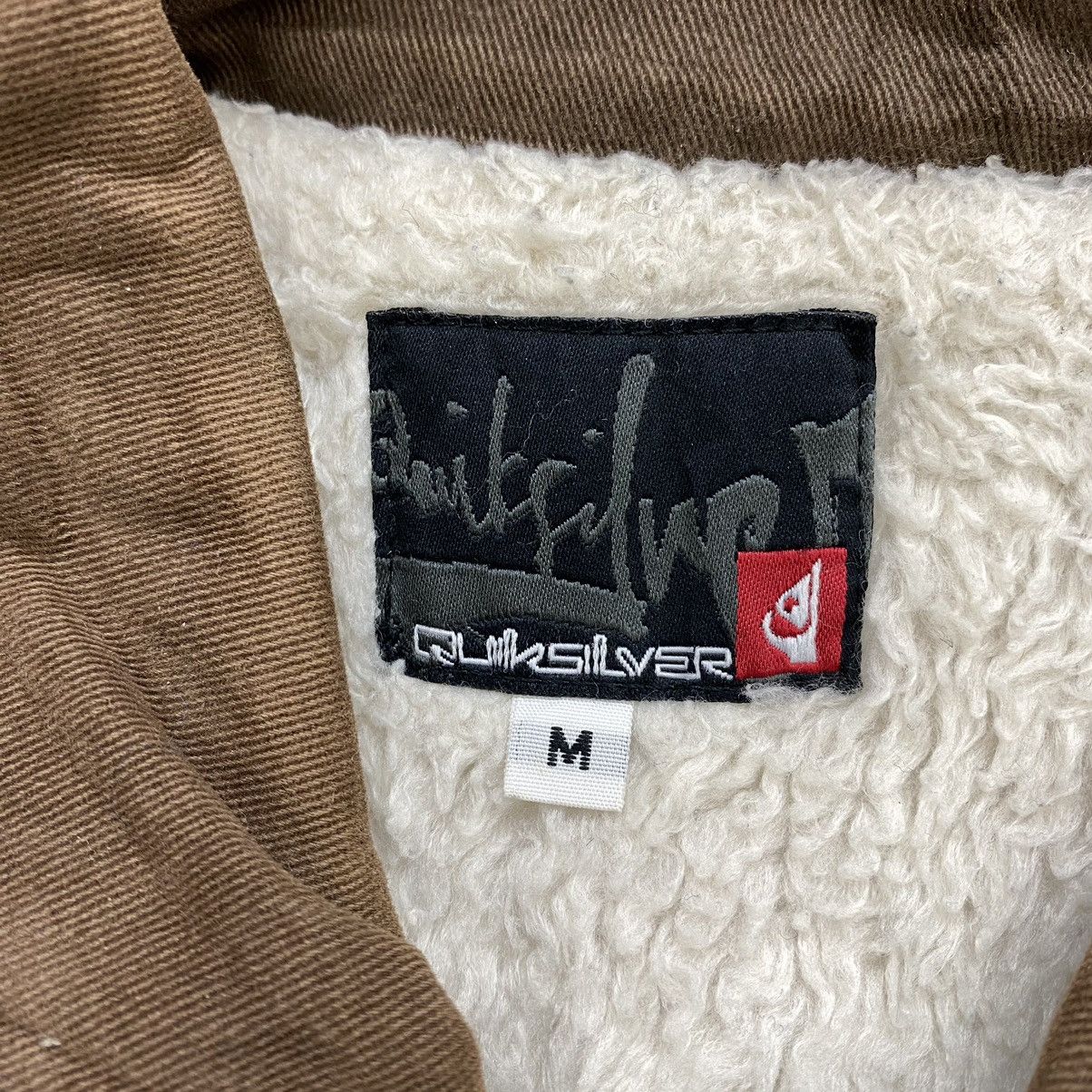 Quiksilver Vintage QUIKSILVER SURFWEAR Surf Brown Jeans Bomber Jacket Size US M / EU 48-50 / 2 - 6 Thumbnail
