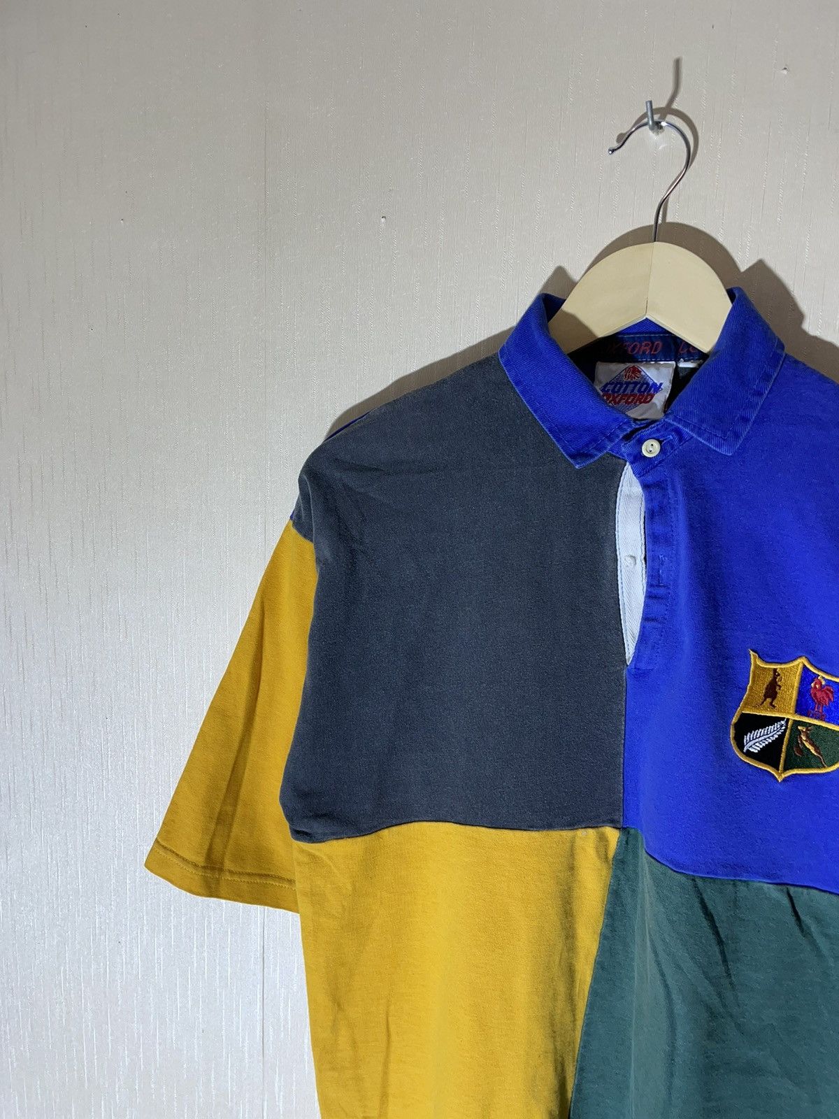 Cotton Traders × Vintage Cotton Oxford 4 nation vintage rugby jersey 80-90s Size US L / EU 52-54 / 3 - 3 Thumbnail