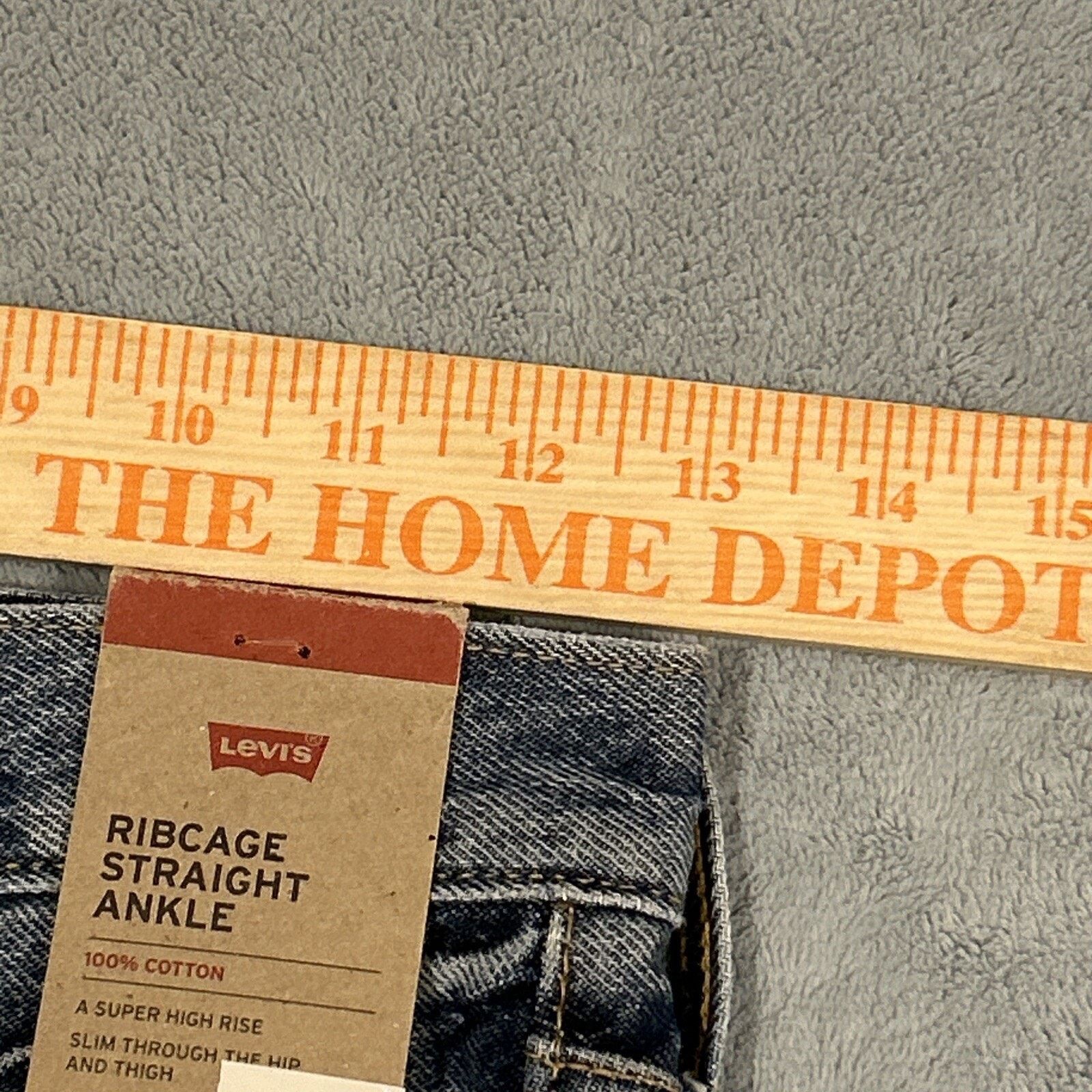 Levi's Levis Ribcage Loose Baggy Jeans Women 24x27 Relaxed Hamilton Size 24" / US 00 / IT 34 - 7 Thumbnail