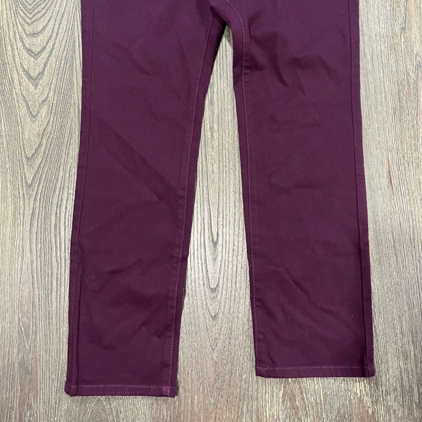 Vintage NWOT J. Jill Denim Slim Ankle Jeans Authentic Fit Red Size 8 Size 30" / US 8 / IT 44 - 4 Thumbnail