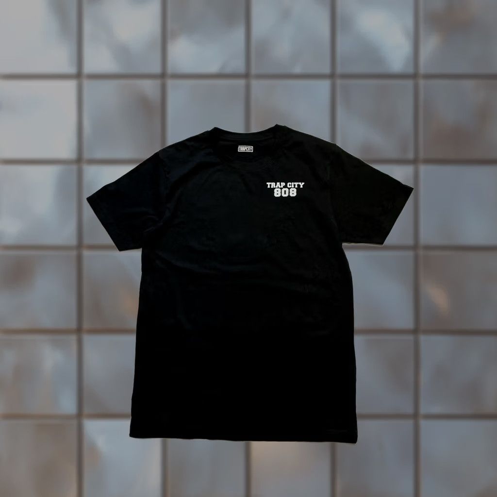 Vintage Trapcity T-Shirt Men Large Black 808 Trap Music Electronic EDM DJ Dubstep Graphic S/S Size US L / EU 52-54 / 3 - 1 Thumbnail
