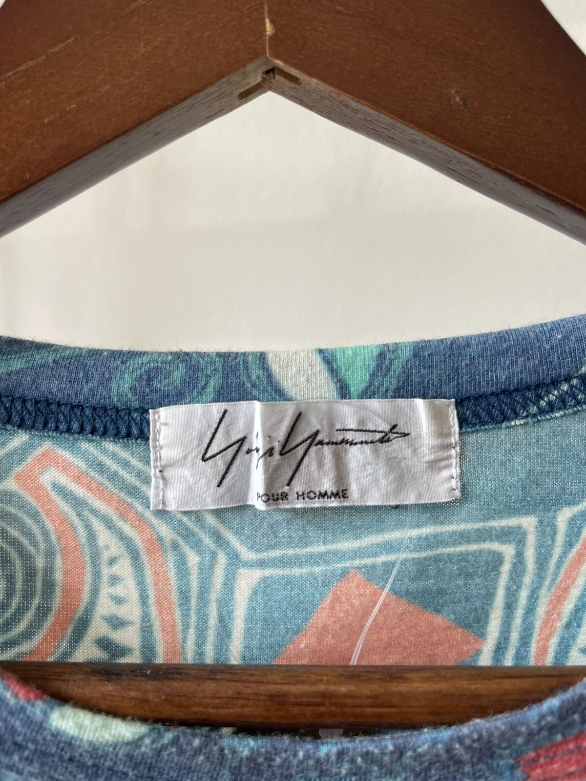 Yohji Yamamoto Yohji Yamamoto Pour Homme Chinoiserie Tee Size US M / EU 48-50 / 2 - 9 Thumbnail