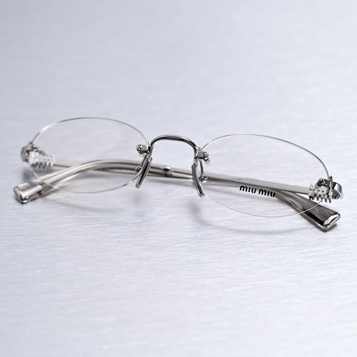 Miu Miu MIU MIU 0MU 53WV 1BC1O1 GLASSES Size ONE SIZE - 6 Thumbnail