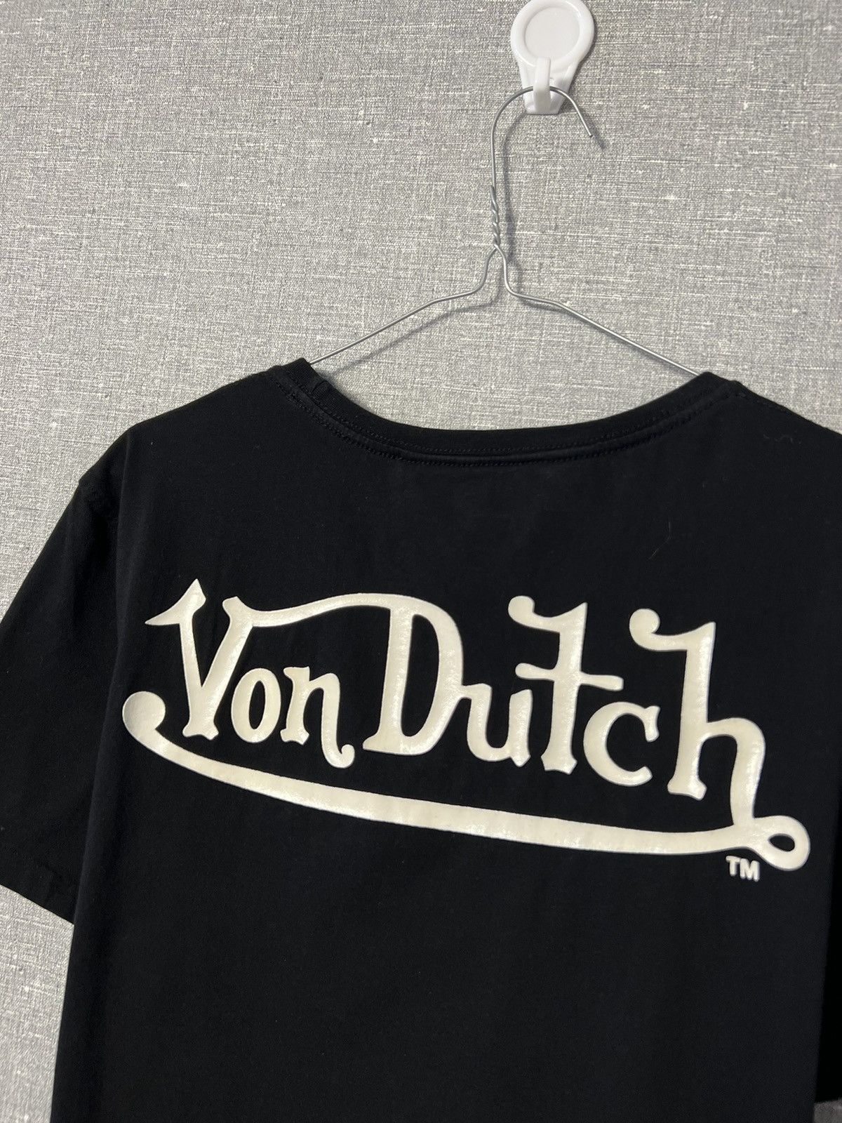 Vintage × Von Dutch Y2K Von Dutch Big Logo Black T-Shirt Size M Size US M / EU 48-50 / 2 - 2 Thumbnail