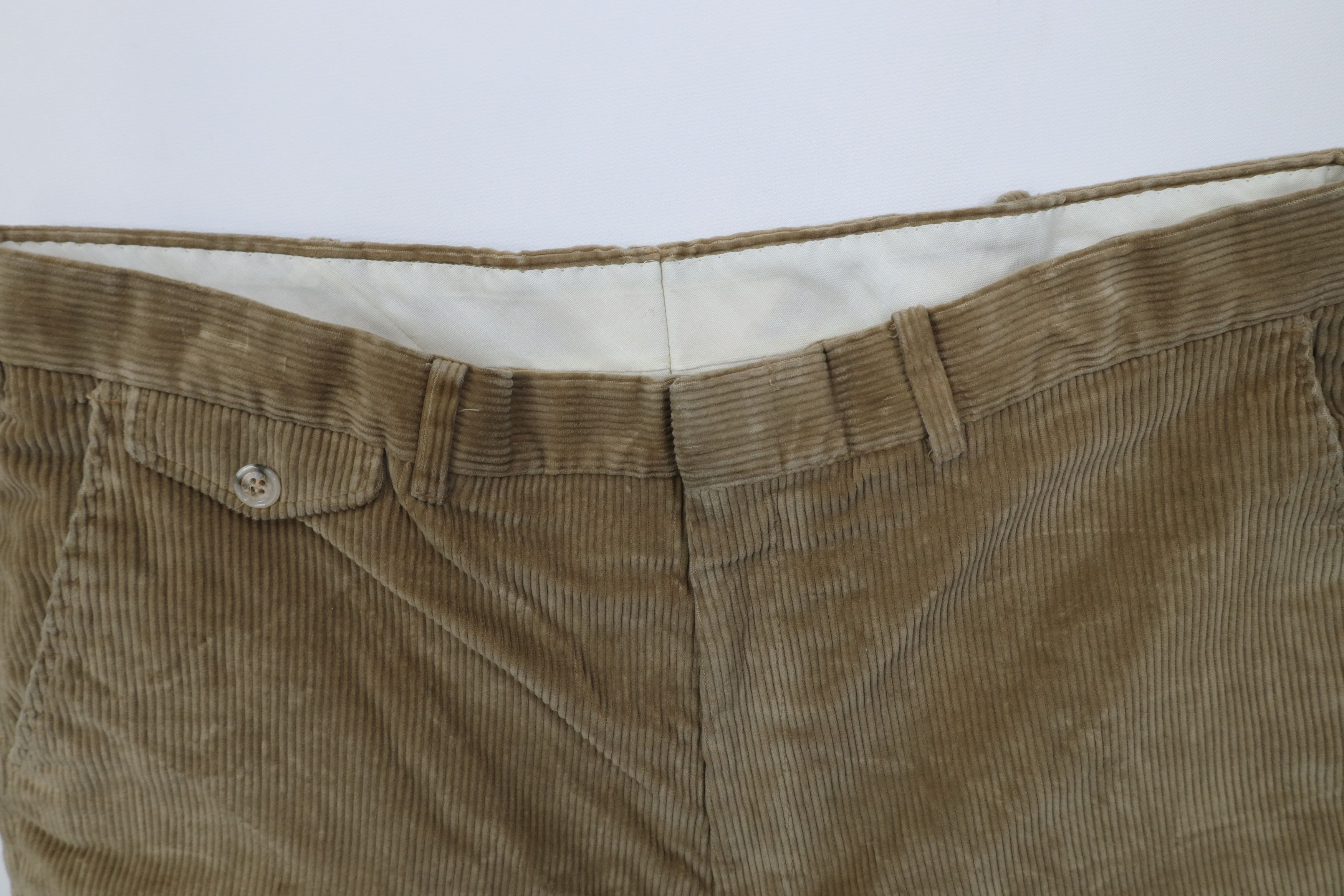 Vintage Vintage 70s Streetwear Wide Leg Corduroy Chino Pants USA Size US 36 / EU 52 - 6 Thumbnail