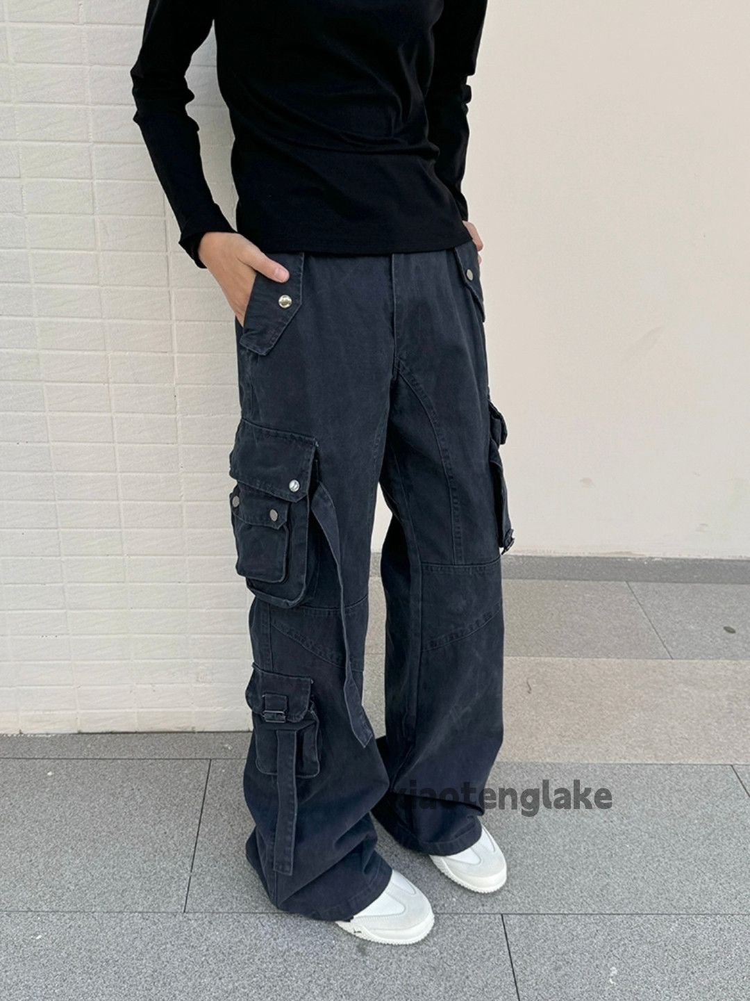 Designer × Japanese Brand × Vintage Unisex washed workwear cargo yuppie bootcut pants Size US 32 / EU 48 - 9 Thumbnail