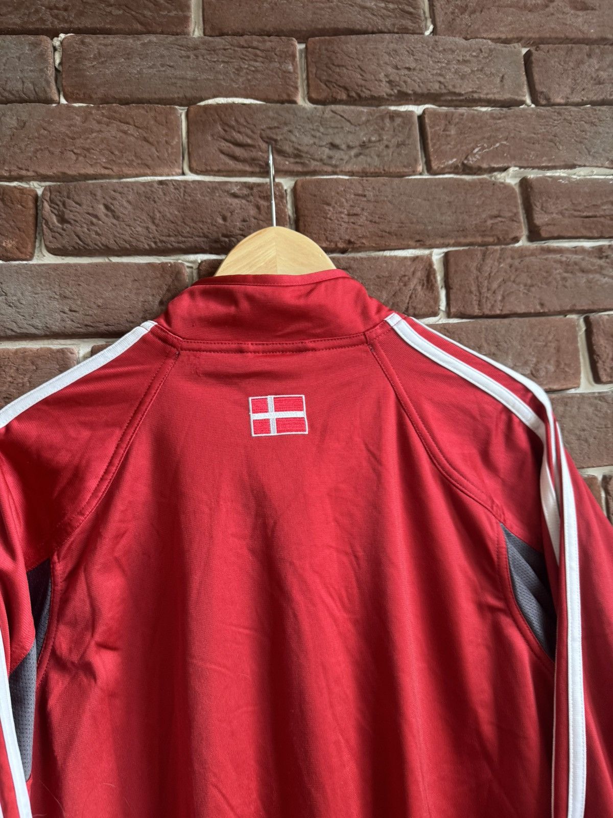 Adidas ADIDAS Dansk Boldspil Union Denmark Track Jacket Soccer 2004 Size US XXL / EU 58 / 5 - 8 Thumbnail