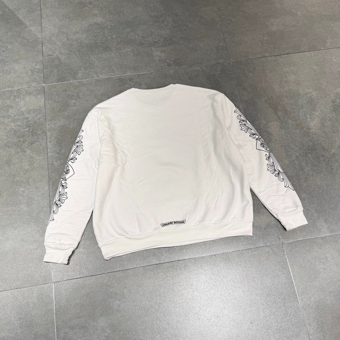 Chrome Hearts chrome hearts white crew neck sweatshirt Size US M / EU 48-50 / 2 - 6 Thumbnail