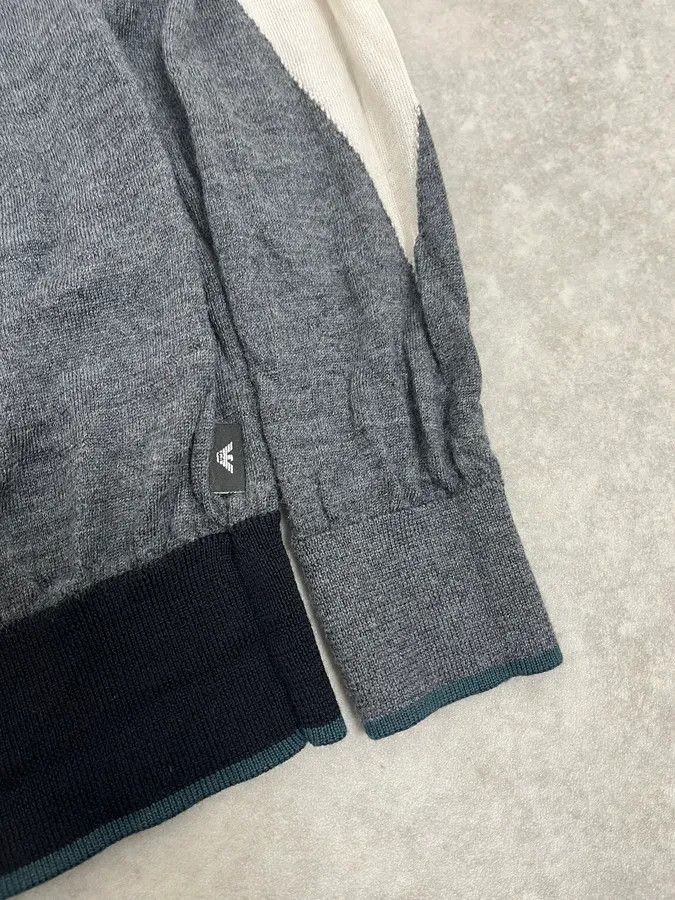 Emporio Armani AW2022 Emporio Armani Shape Black & White Wool Sweater Size US S / EU 44-46 / 1 - 6 Thumbnail
