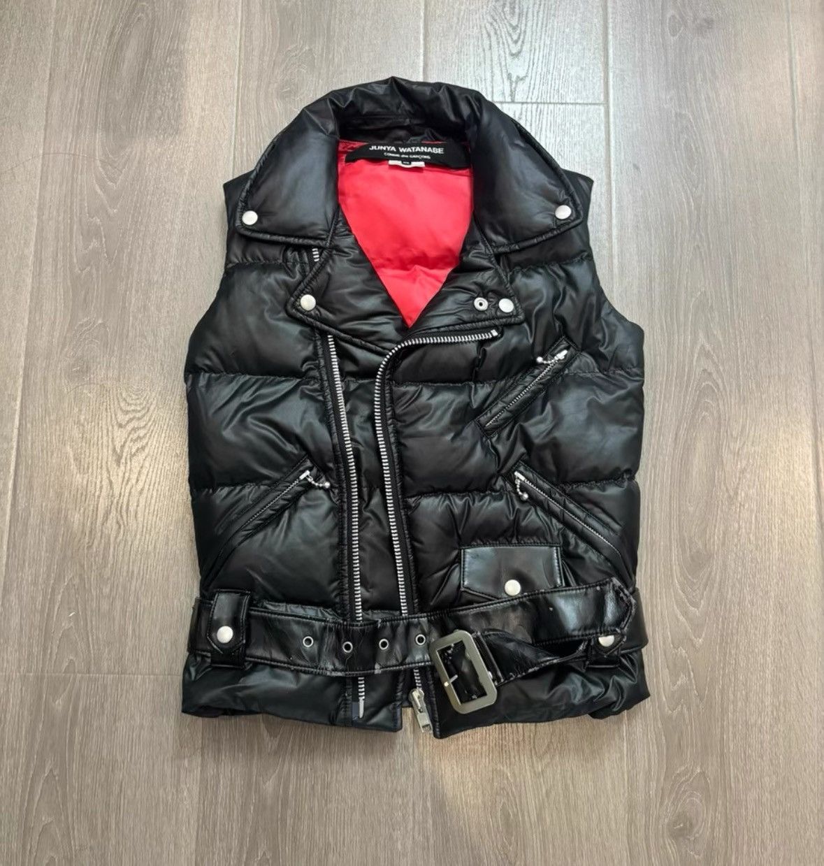 Junya Watanabe Junya Watanabe Leather Vest Puffer Coat. Size US XS / EU 42 / 0 - 1 Thumbnail