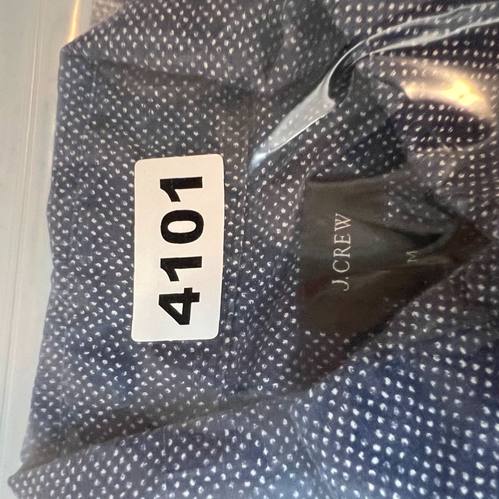 J.Crew J.CREW Mens Shirt Button-Up Long Sleeve Blue 100% Cotton M Adult Medium Casual Classic Pockets Size US M / EU 48-50 / 2 - 8 Thumbnail
