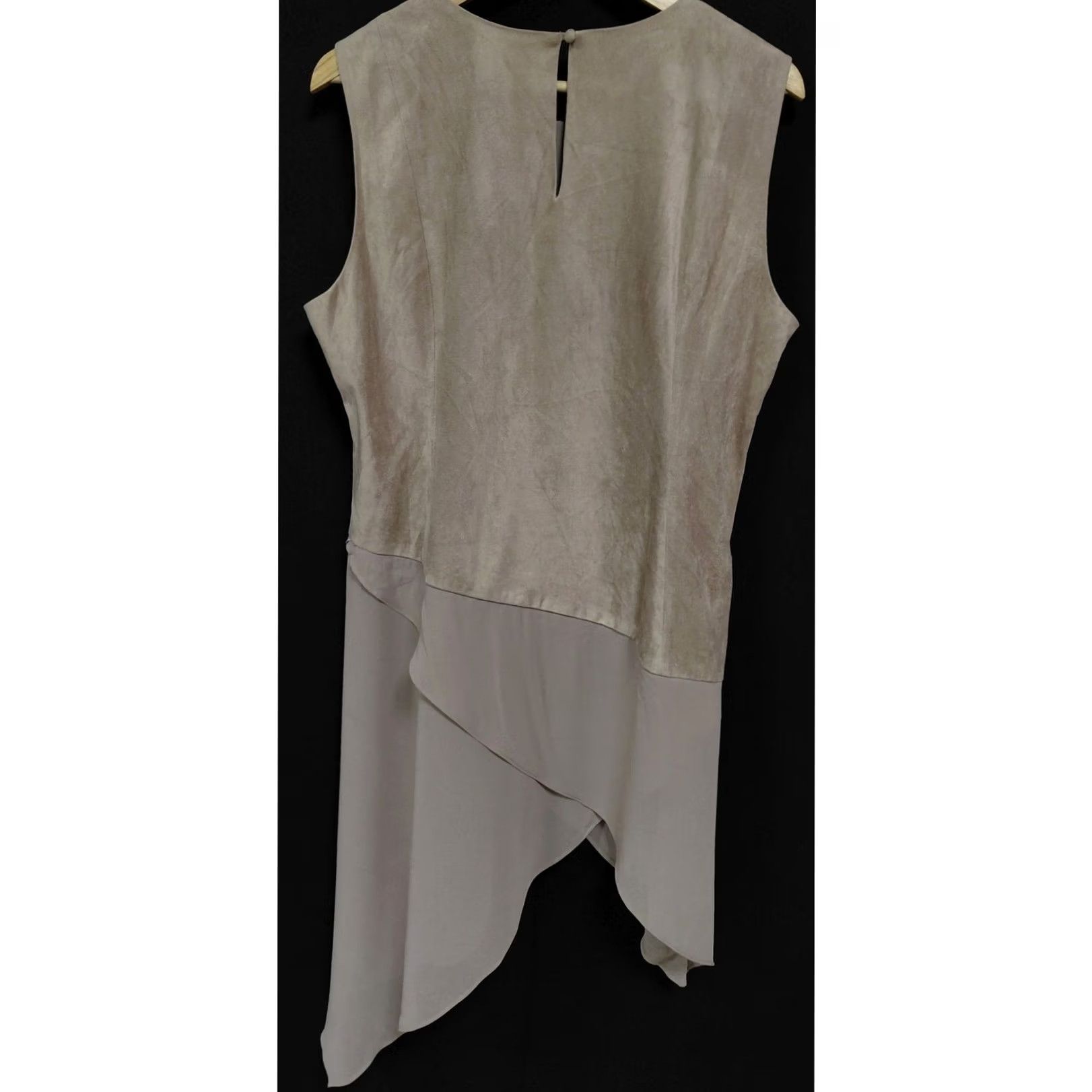 Soft Surroundings Soft Surroundings Beige Slim Fit Sleeve Shirt Women Size M Knit Size M / US 6-8 / IT 42-44 - 2 Thumbnail