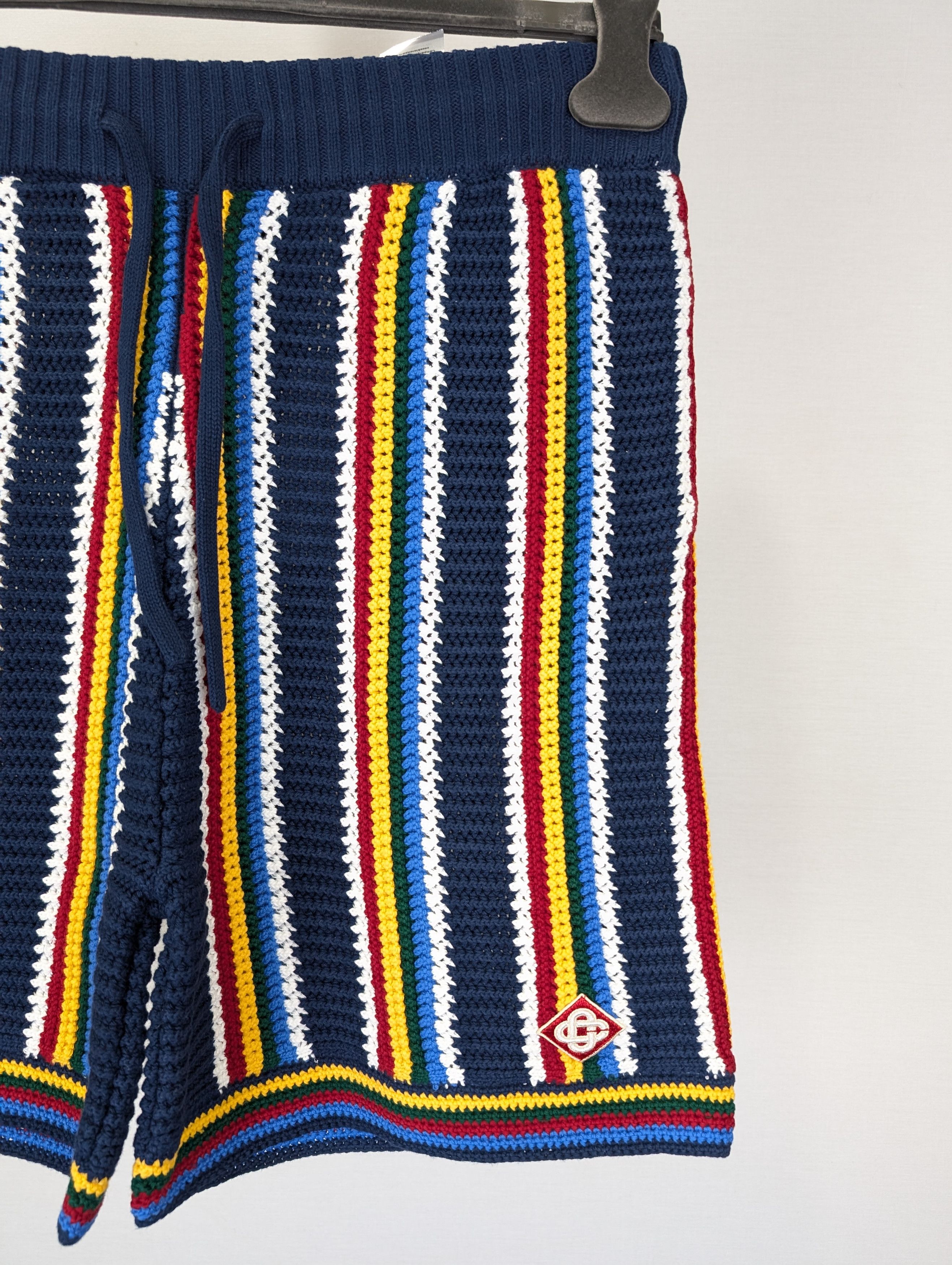 Casablanca o1rshd1 DUP / Cotton Crochet Shorts in Navy Size US 36 / EU 52 - 5 Thumbnail