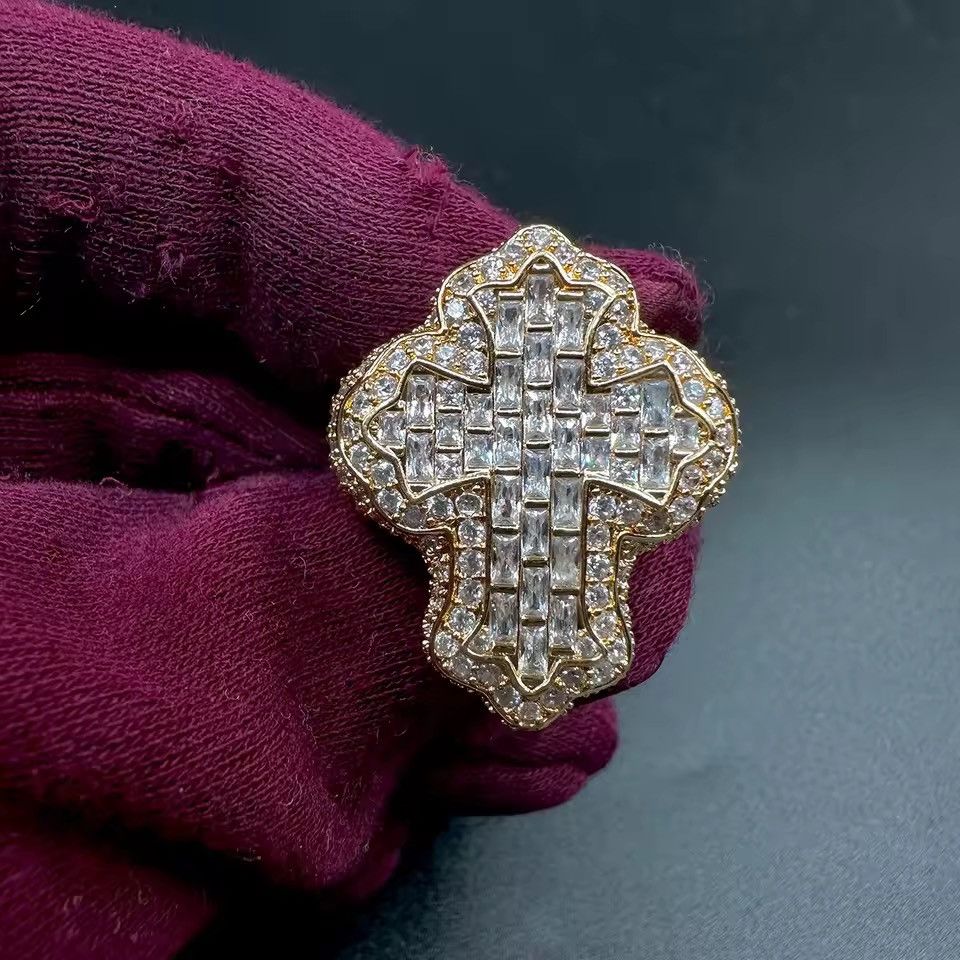 Jewelry Cathedral Cross Ring –Gothic Streetwear (Sizes 7-12) Size ONE SIZE - 1 Thumbnail