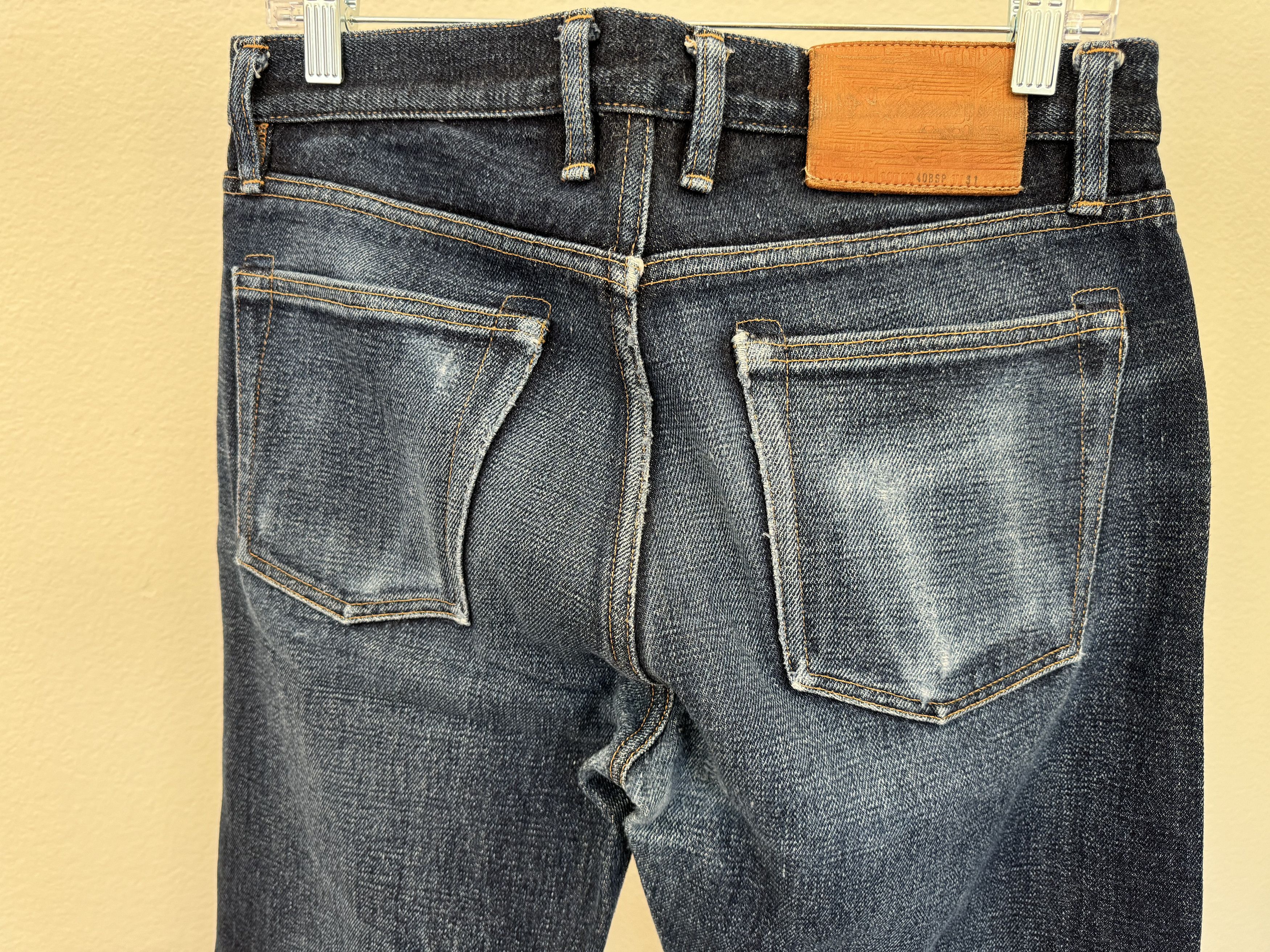 3sixteen 3sixteen+ 40BSP 16.5oz Caustic Wave Denim Size US 31 - 3 Thumbnail